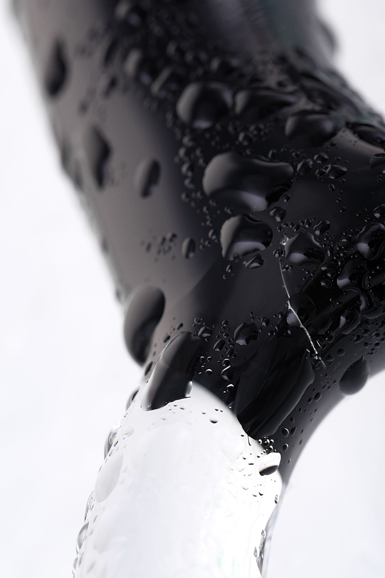 стимулятор простаты sexus glass, стекло, черный, 17 см в Перми