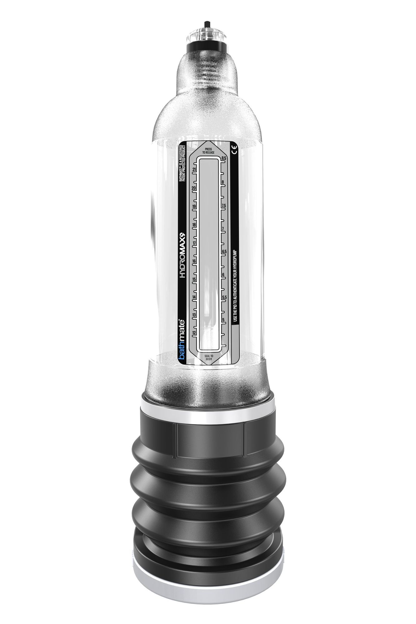 гидропомпа bathmate hydromax9, abs пластик, прозрачная, 32,5 см (аналог hydromax x40) в Перми