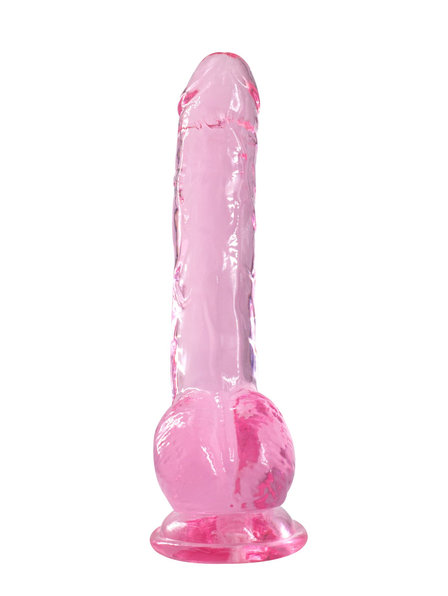 прозрачный дилдо intergalactic luminous pink 7086-01lola в Перми