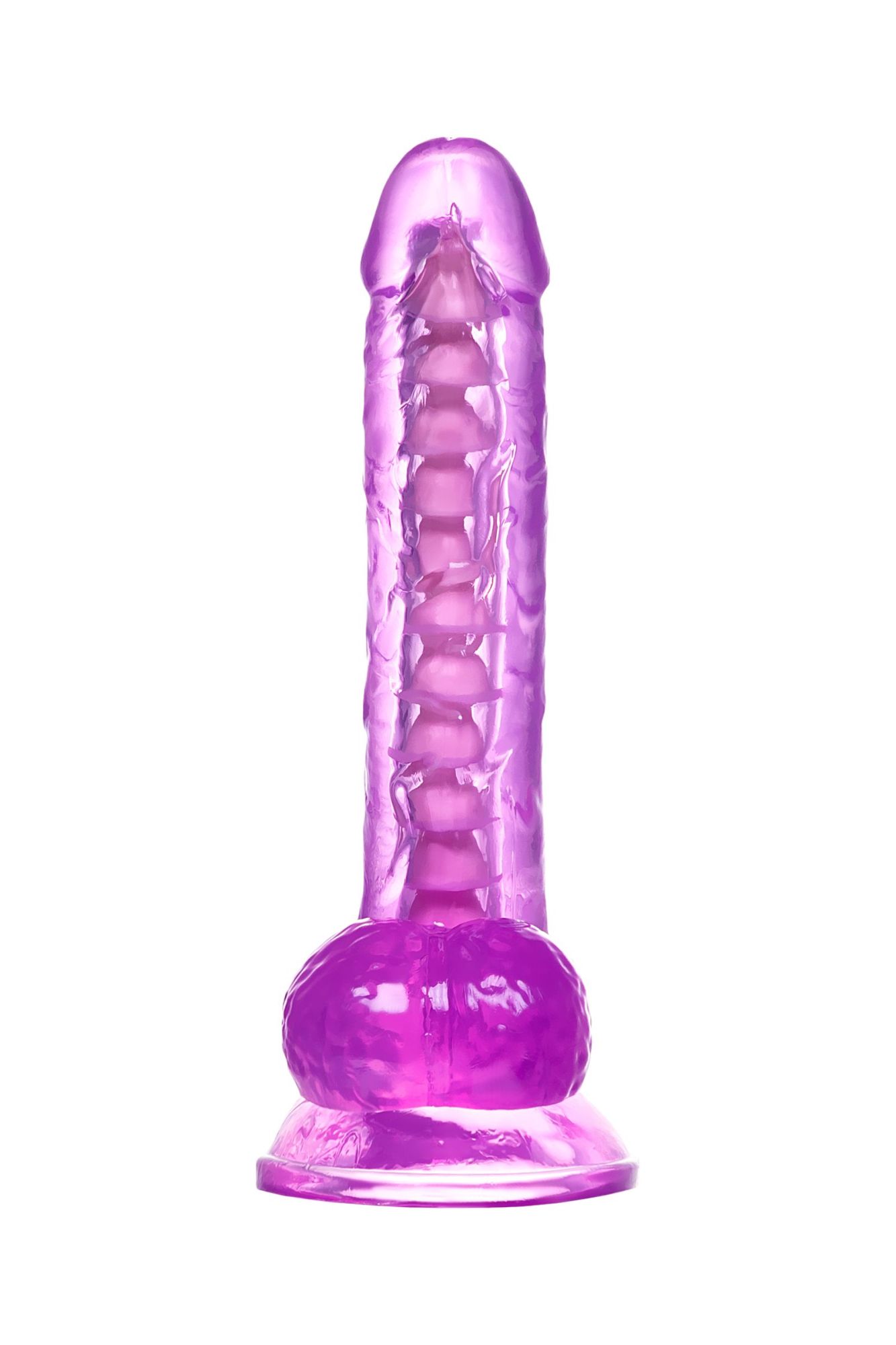 реалистичный фаллоимитатор a-toys by toyfa celiam, tpe, фиолетовый, 20,5 см в Перми