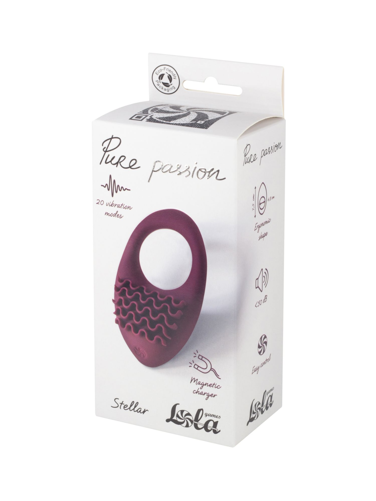 перезаряжаемое эрекционное виброкольцо pure passion stellar wine red 1501-02lola в Перми