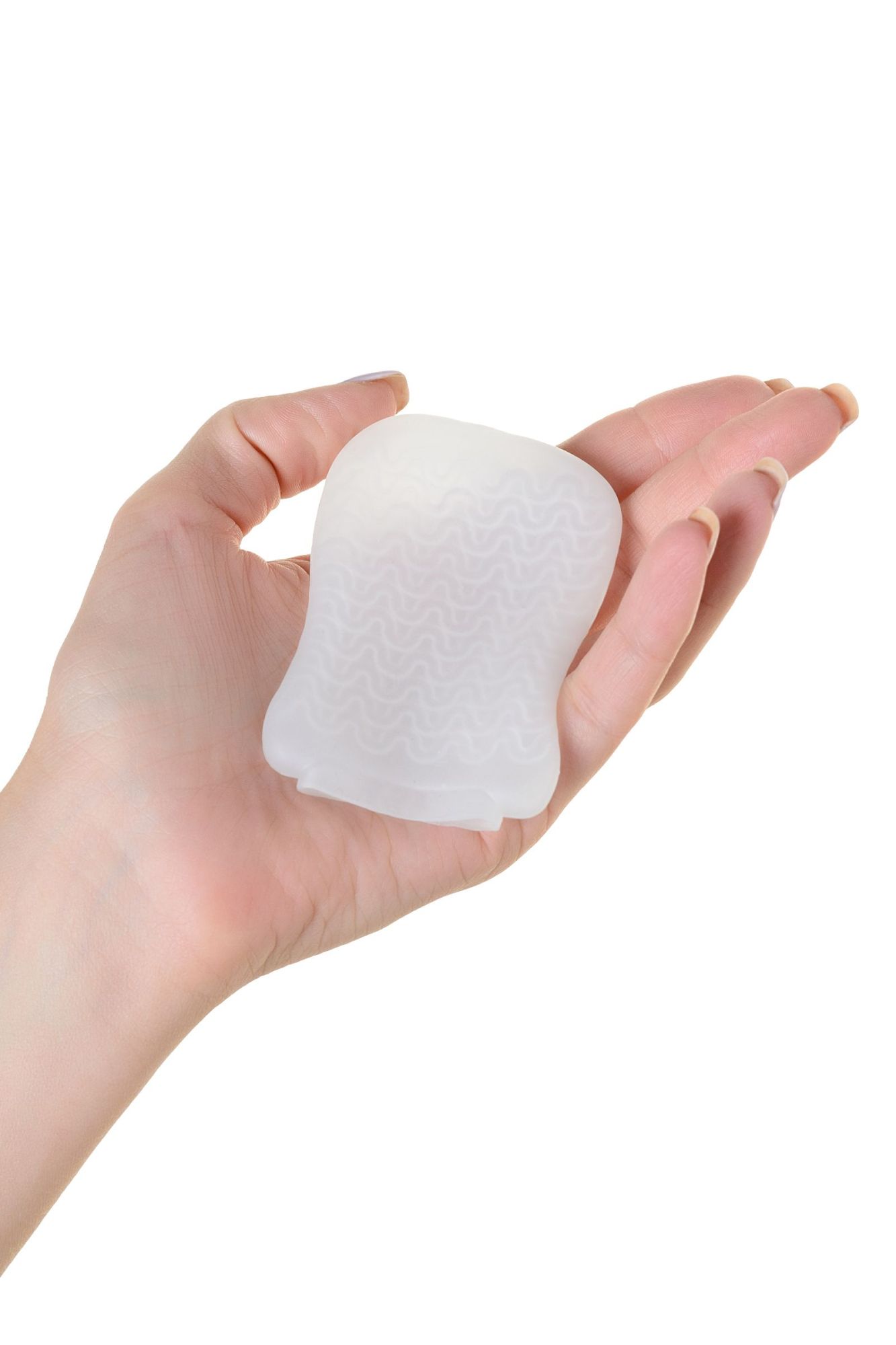 мастурбатор toyfa a-toys pocket wavy, tpr, белый, 7,8 см в Перми
