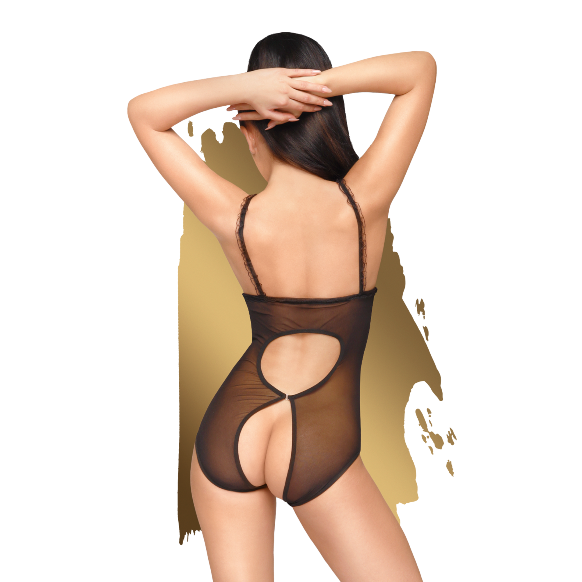 Эротическое боди penthouseturned on, черное, s/m в Перми