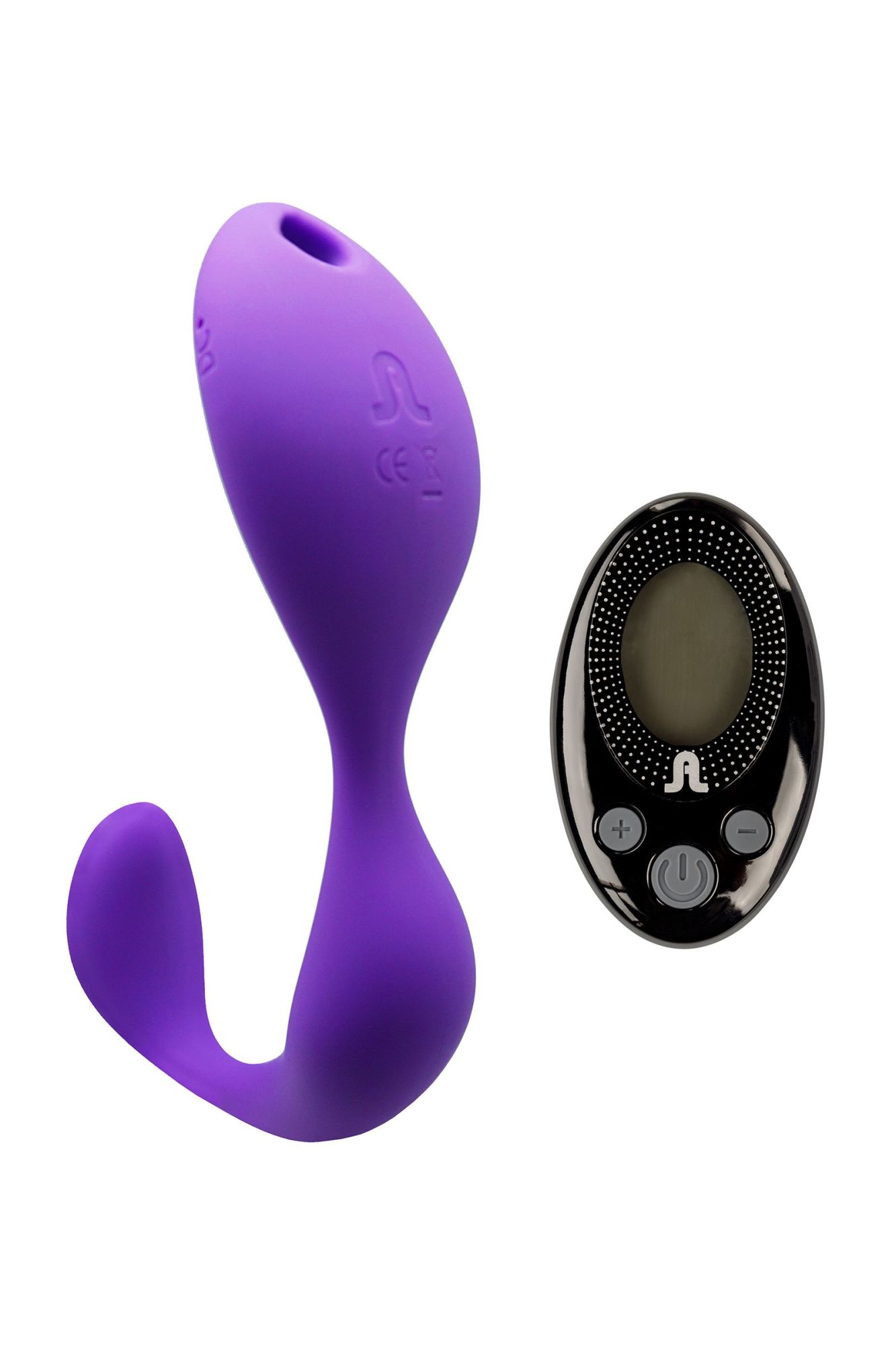 вибромассажер adrien lastic mr. hook, силикон, фиолетовый, 12 см в Перми