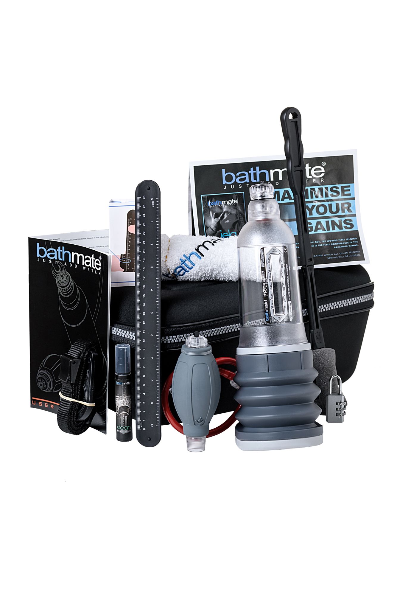 гидропомпа bathmate hydroxtreme7 wide boy, abs пластик, голубая в Перми