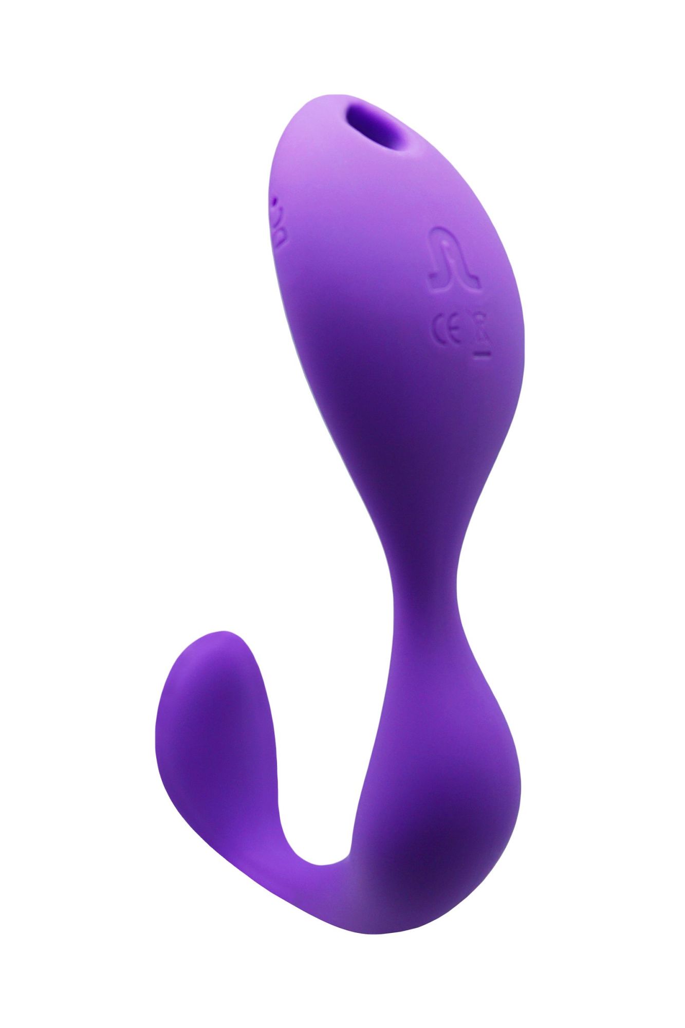 вибромассажер adrien lastic mr. hook, силикон, фиолетовый, 12 см в Перми