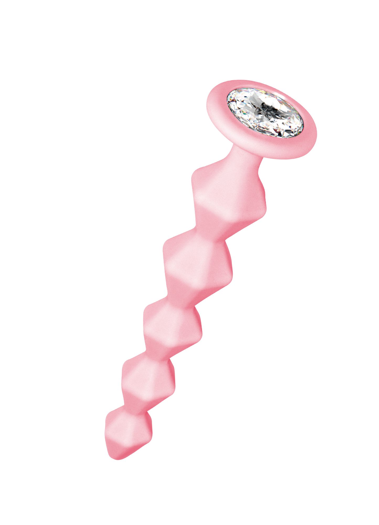 анальная цепочка с кристаллом emotions buddy pink 1400-01lola в Перми
