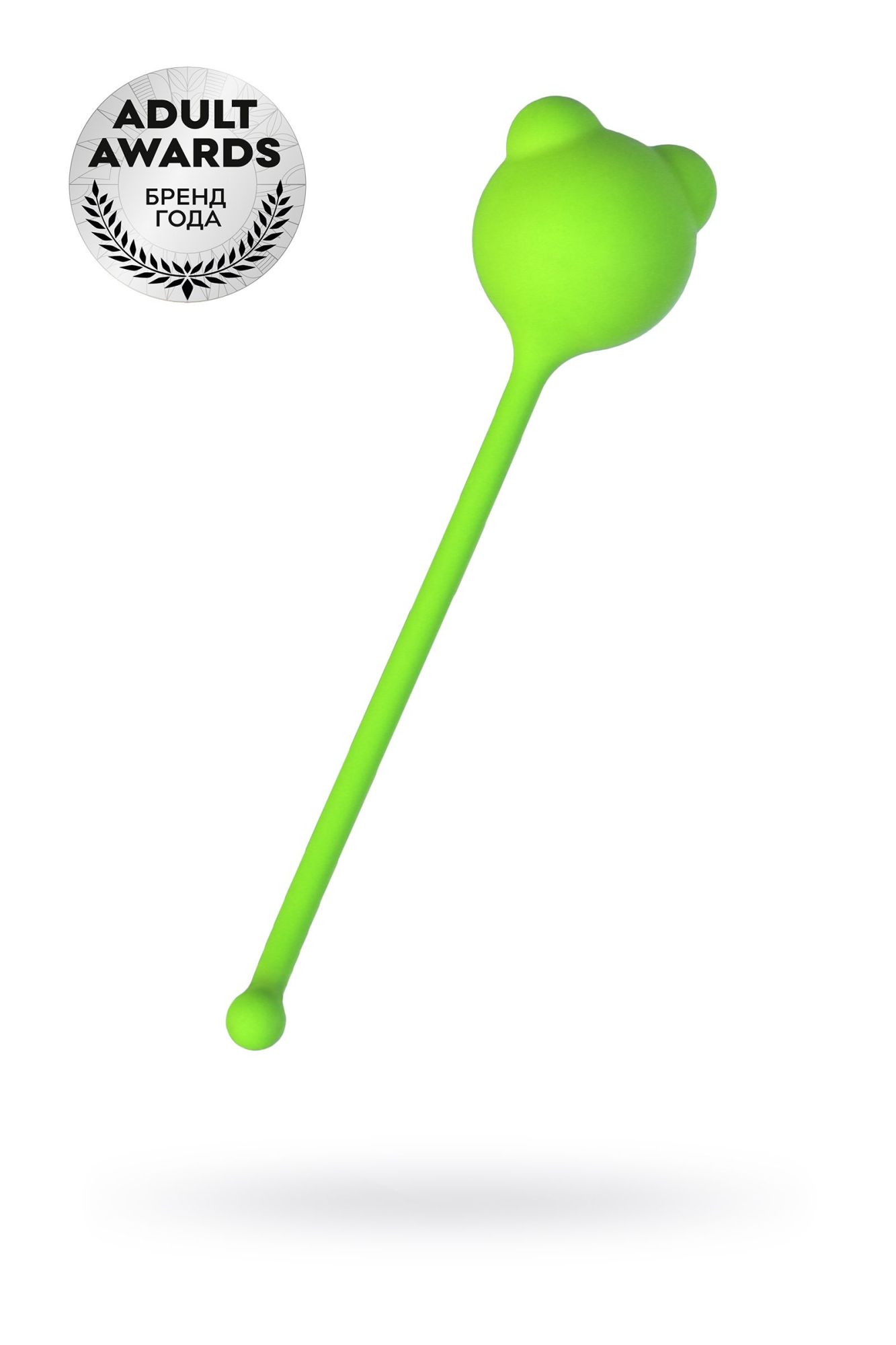 вагинальный шарик a-toys by toyfa tigo, силикон, зеленый, 12,4 см ø 2,7 см в Перми