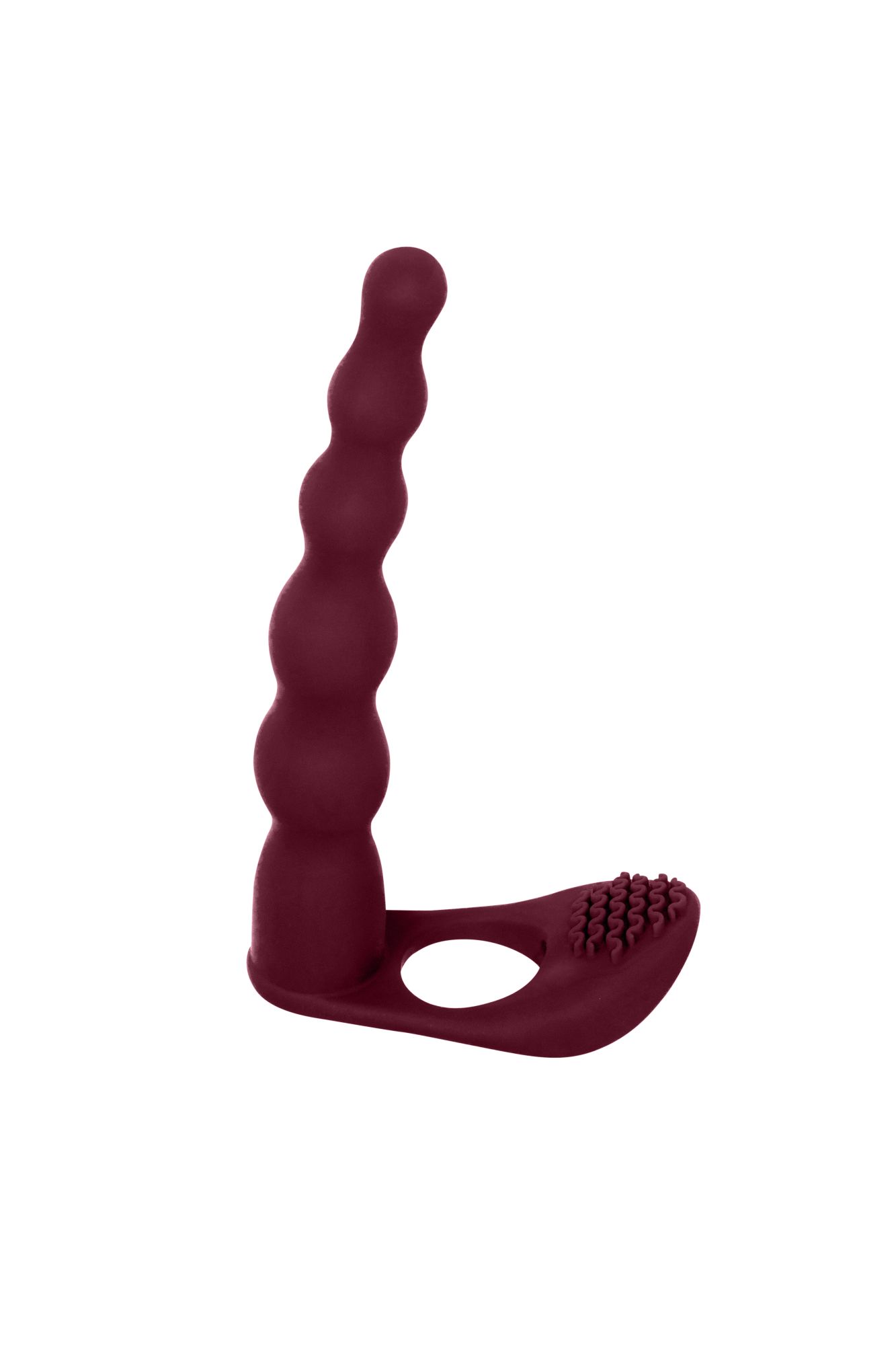 вибронасадка для двойного проникновения pure passion farnell wine red 1203-02lola в Перми
