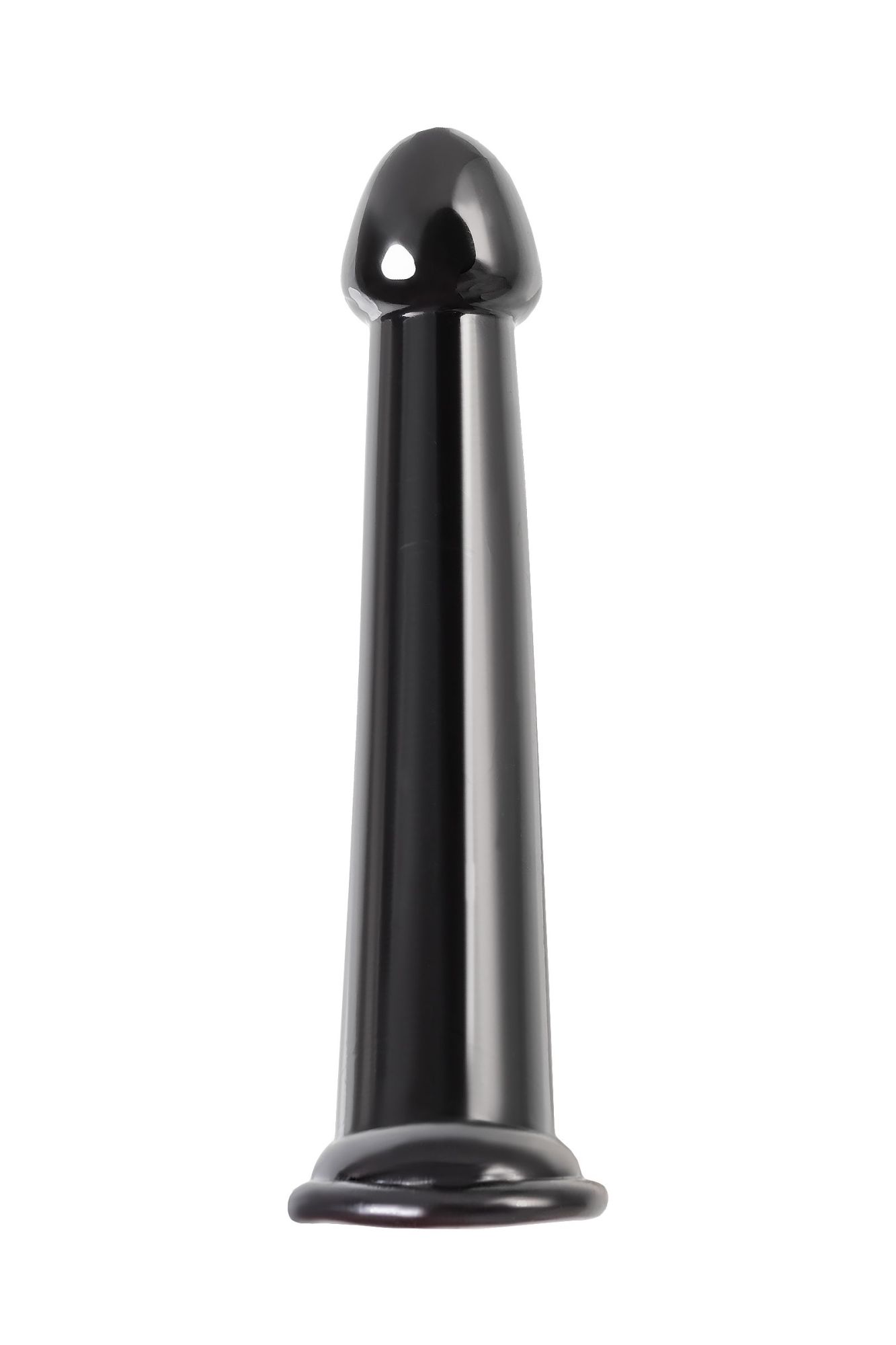 нереалистичный фаллоимитатор jelly dildo l toyfa basic, tpe, чёрный, 20 см в Перми