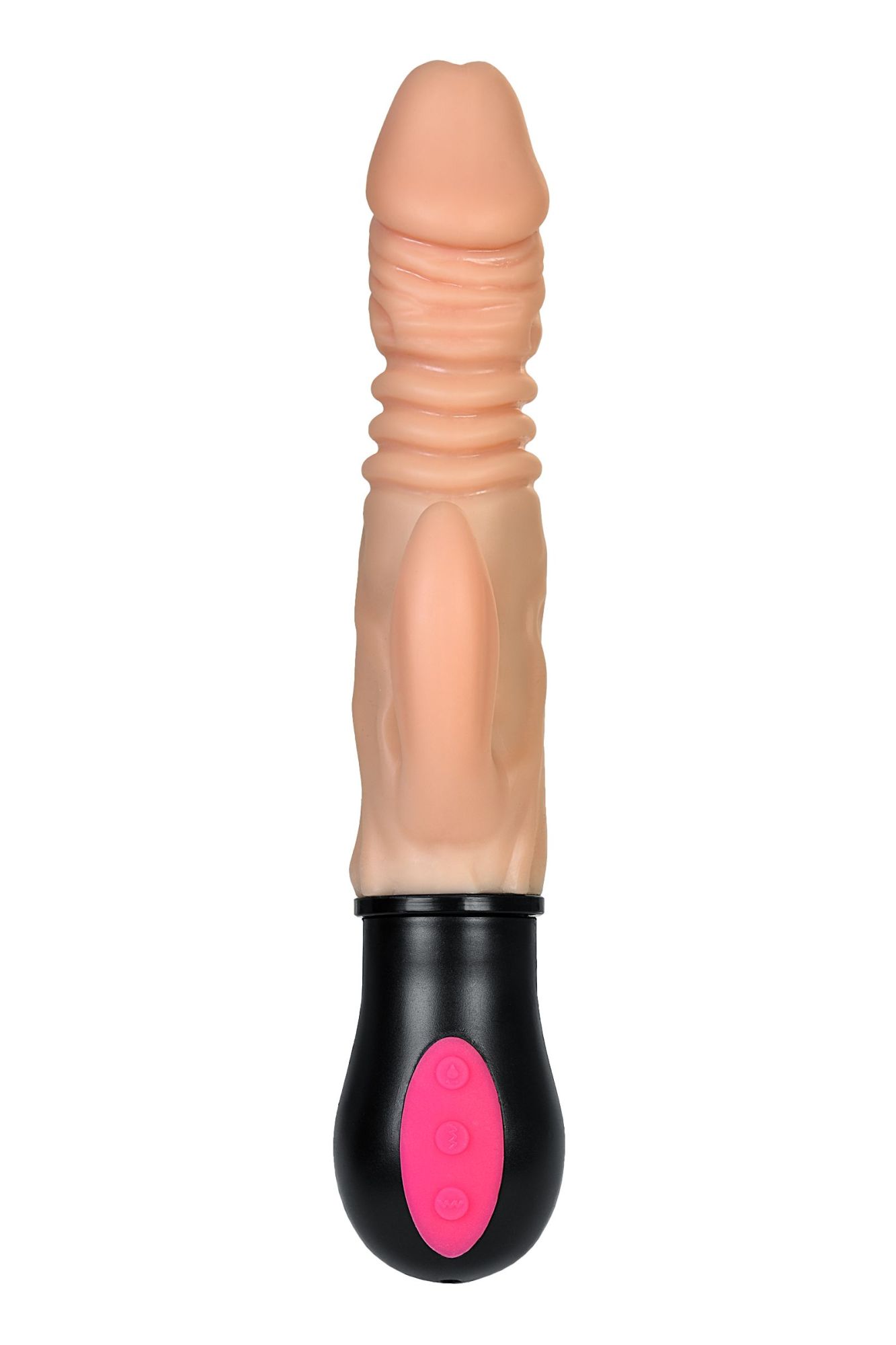 реалистичный вибратор toyfa a-toys hot shot с функцией up-down, tpe, телесный, 24,2 см в Перми