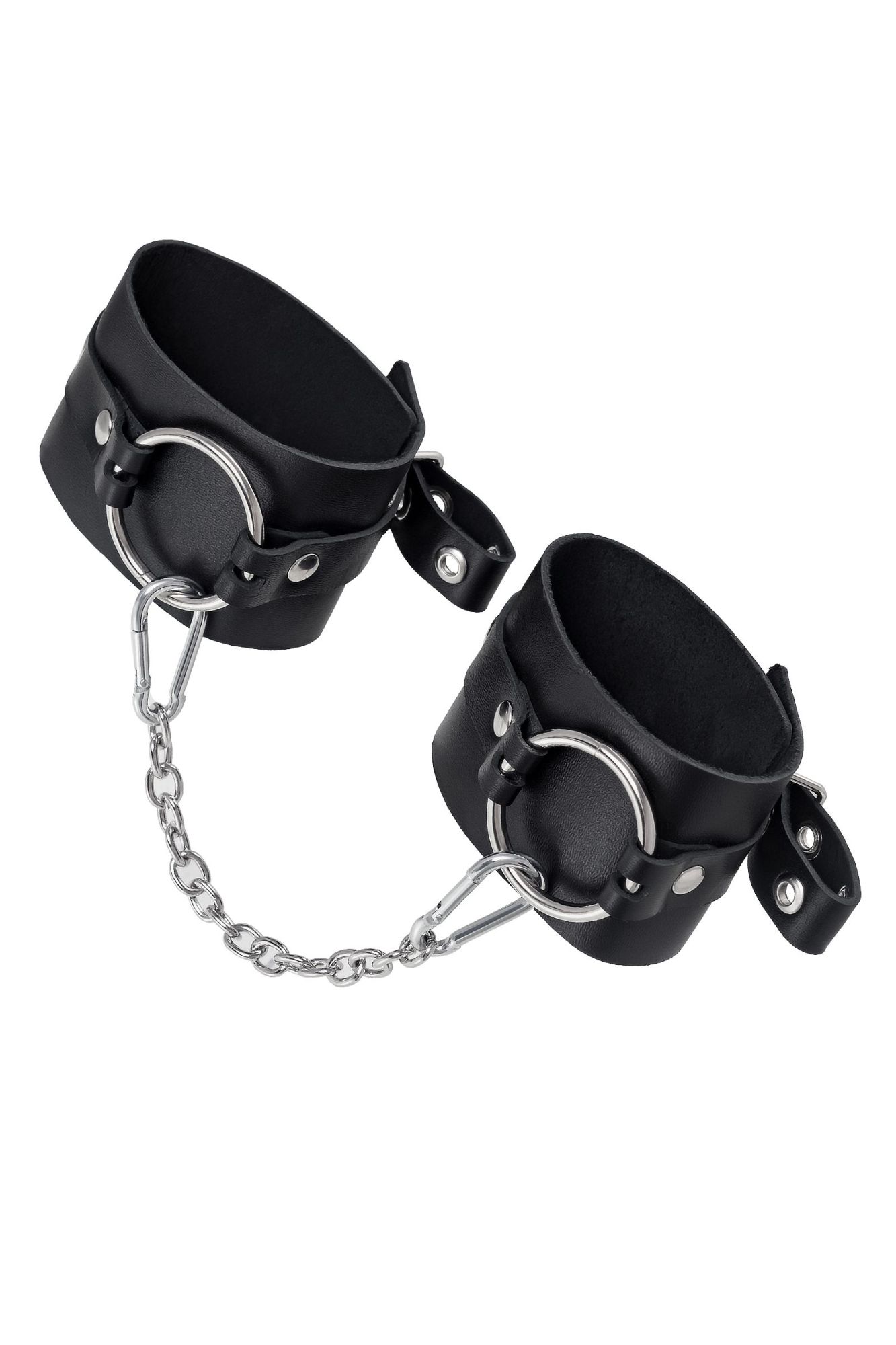 оковы pecado bdsm, из толстой кожи с люверсами, натуральная кожа, чёрные в Перми