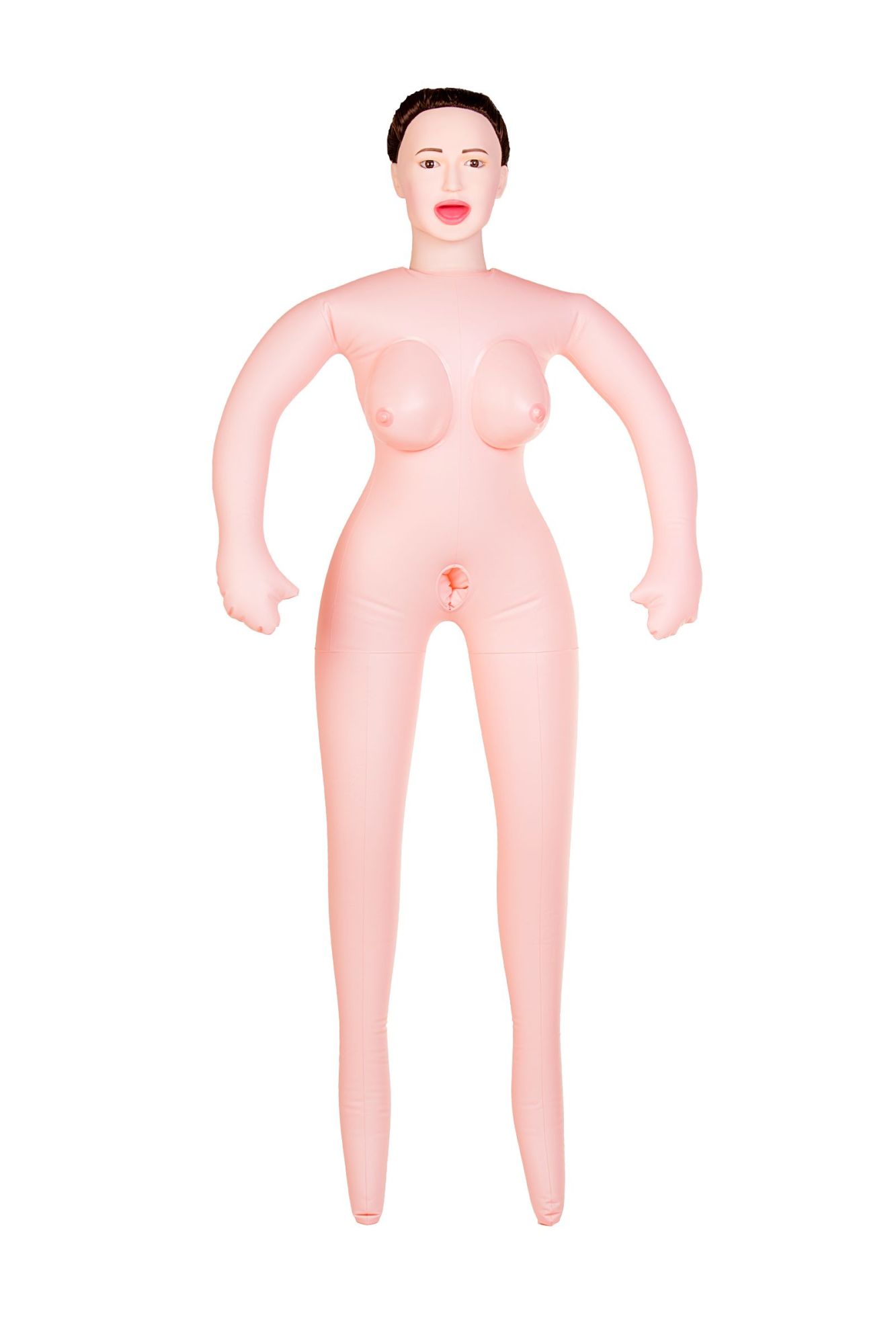кукла надувная dolls-x by toyfa gabriella с реалистичной головой, брюнетка, с тремя отверстиями в Перми