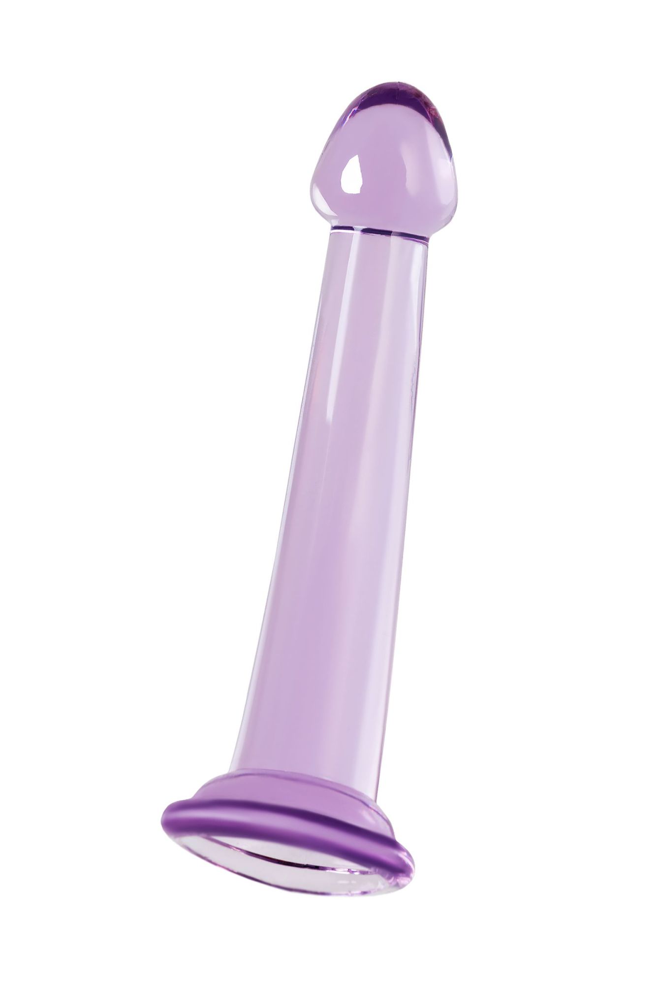 нереалистичный фаллоимитатор jelly dildo s toyfa basic, tpe, фиолетовый, 15,5 см в Перми