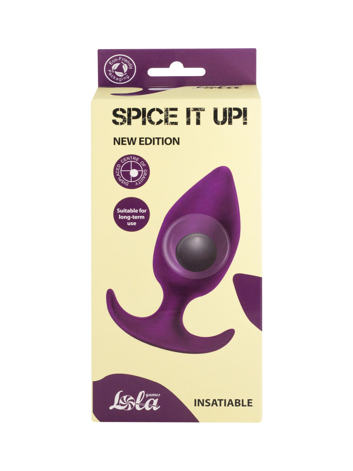 пробка со смещенным центром тяжести spice it up insatiable ultraviolet 8011-04lola в Перми