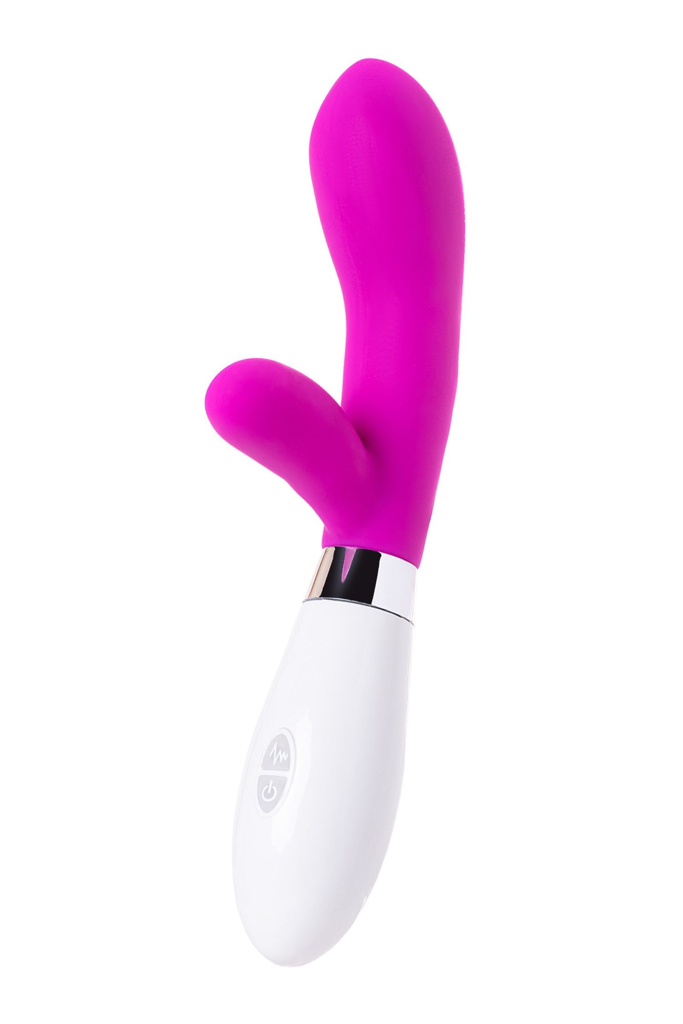 вибратор с клиторальным стимулятором toyfa a-toys mady, силикон, розовый, 20,4 см в Перми