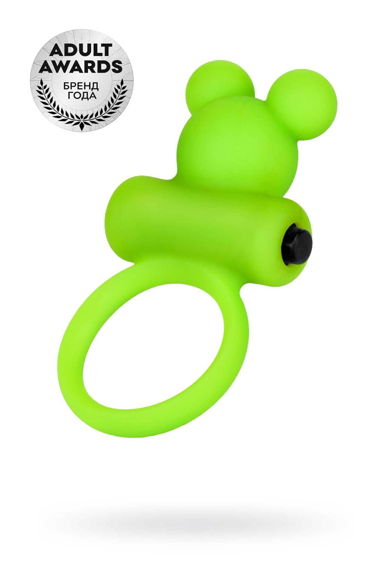 виброкольцо на пенис a-toys by toyfa chio, силикон, зеленое, 8,1 см, ø 3,1 см в Перми
