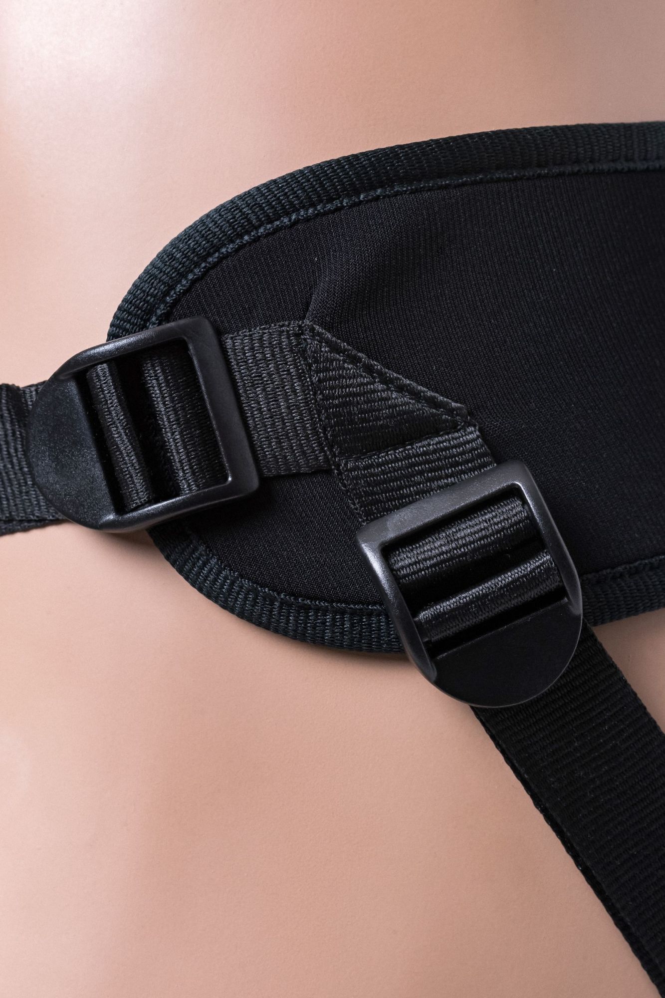 трусики для страпона realstick strap-on master, неопрен, черные в Перми