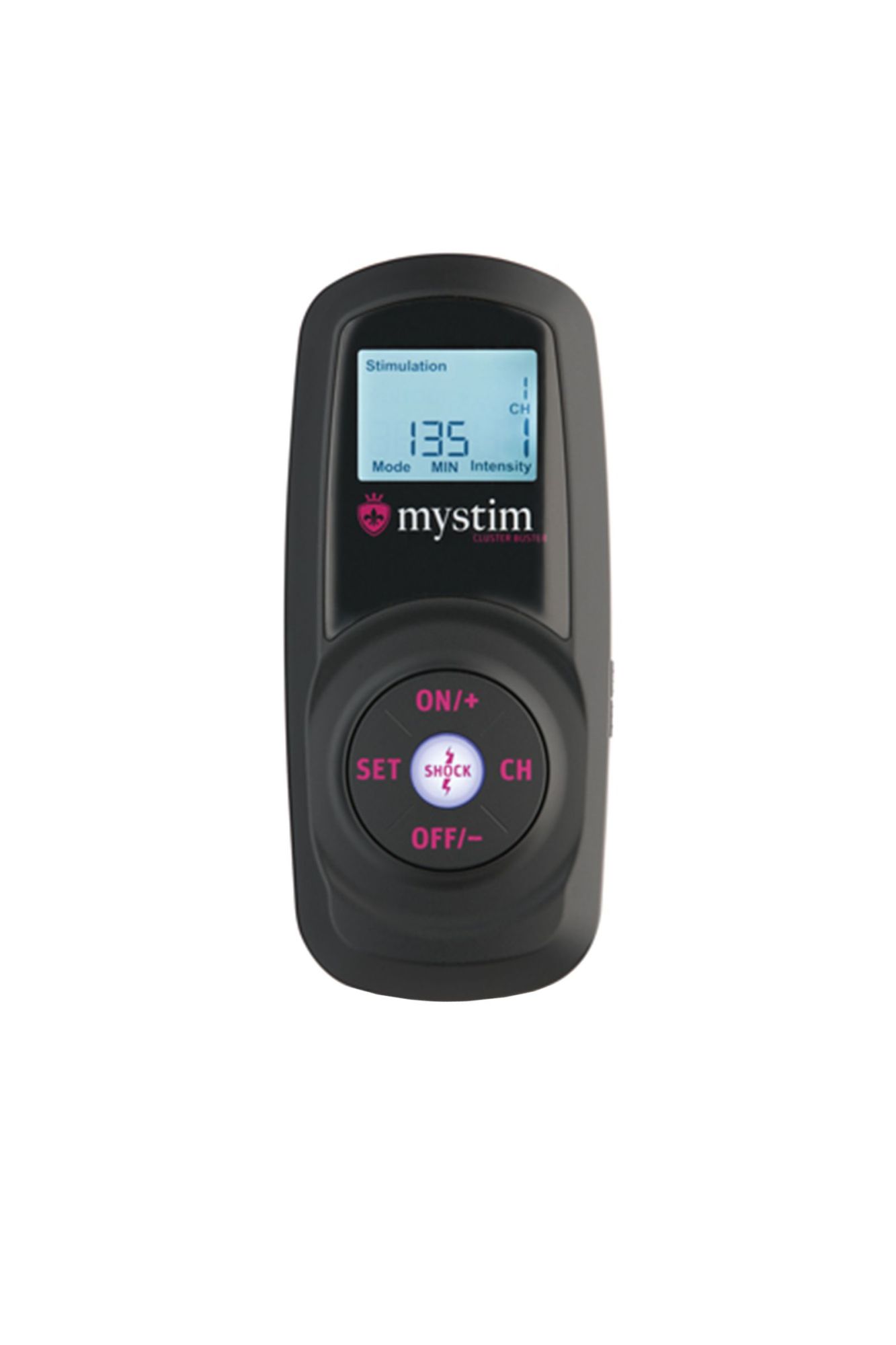 источник импульсов mystim cluster buster, пульт ду, digital, 12 программ, черный в Перми