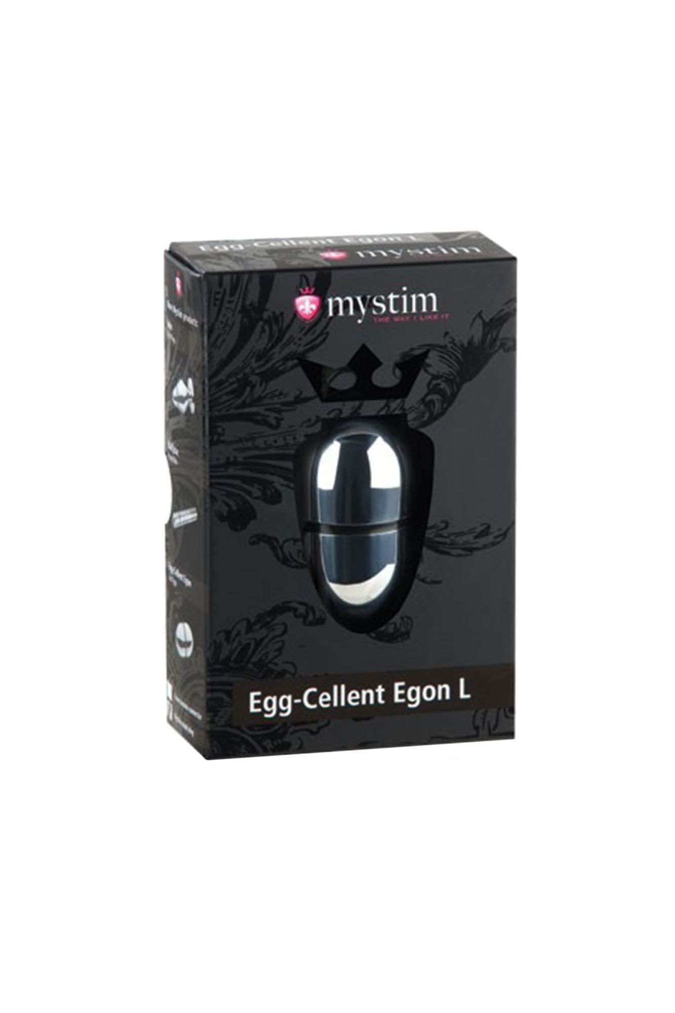 электростимулятор яйцо mystim egg-cellent egon l, хирургическая сталь, серебряный, 7 см в Перми