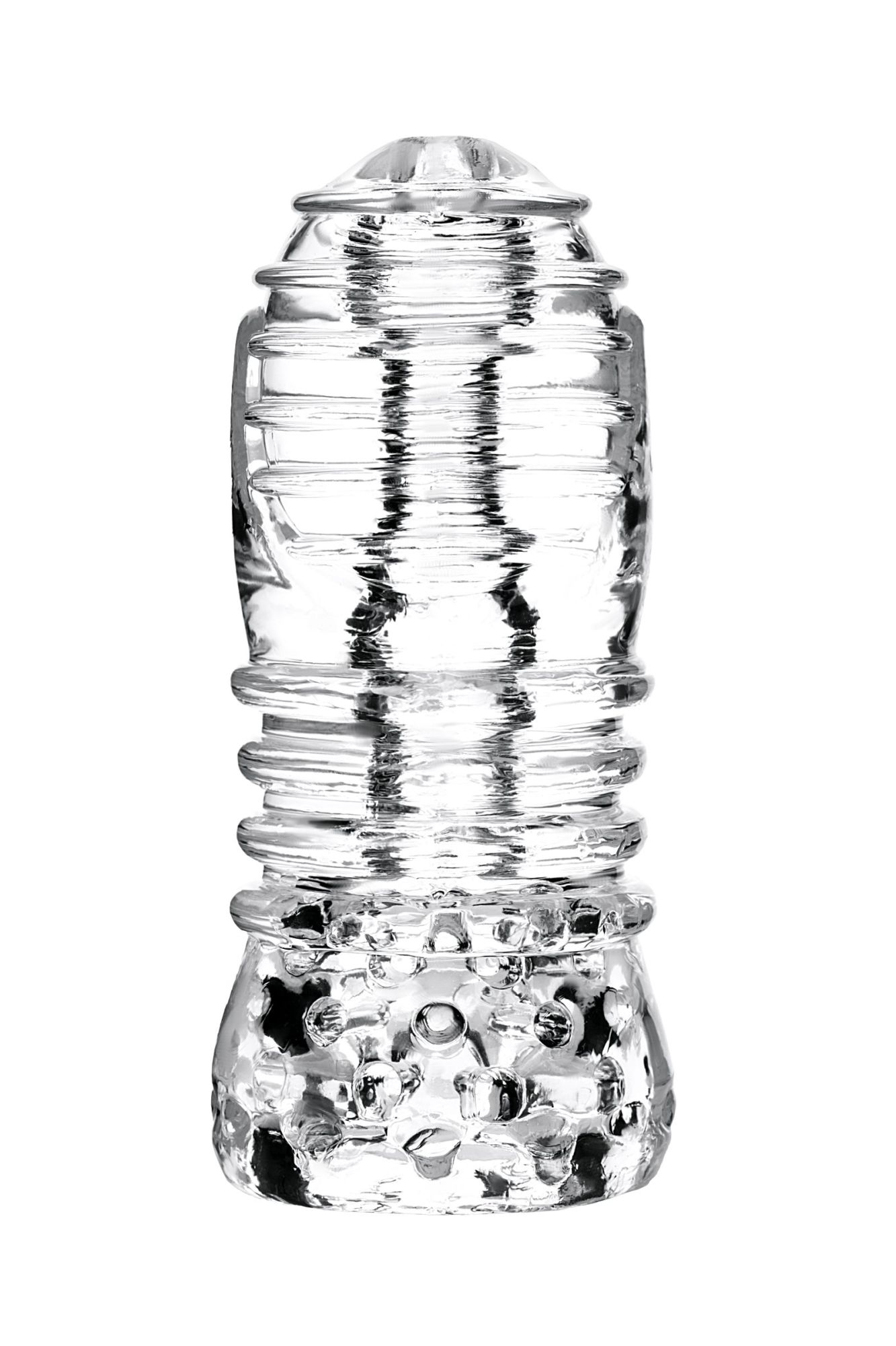 мастурбатор нереалистичный lingam by toyfa savitri, tpe, прозрачный, 14 см в Перми