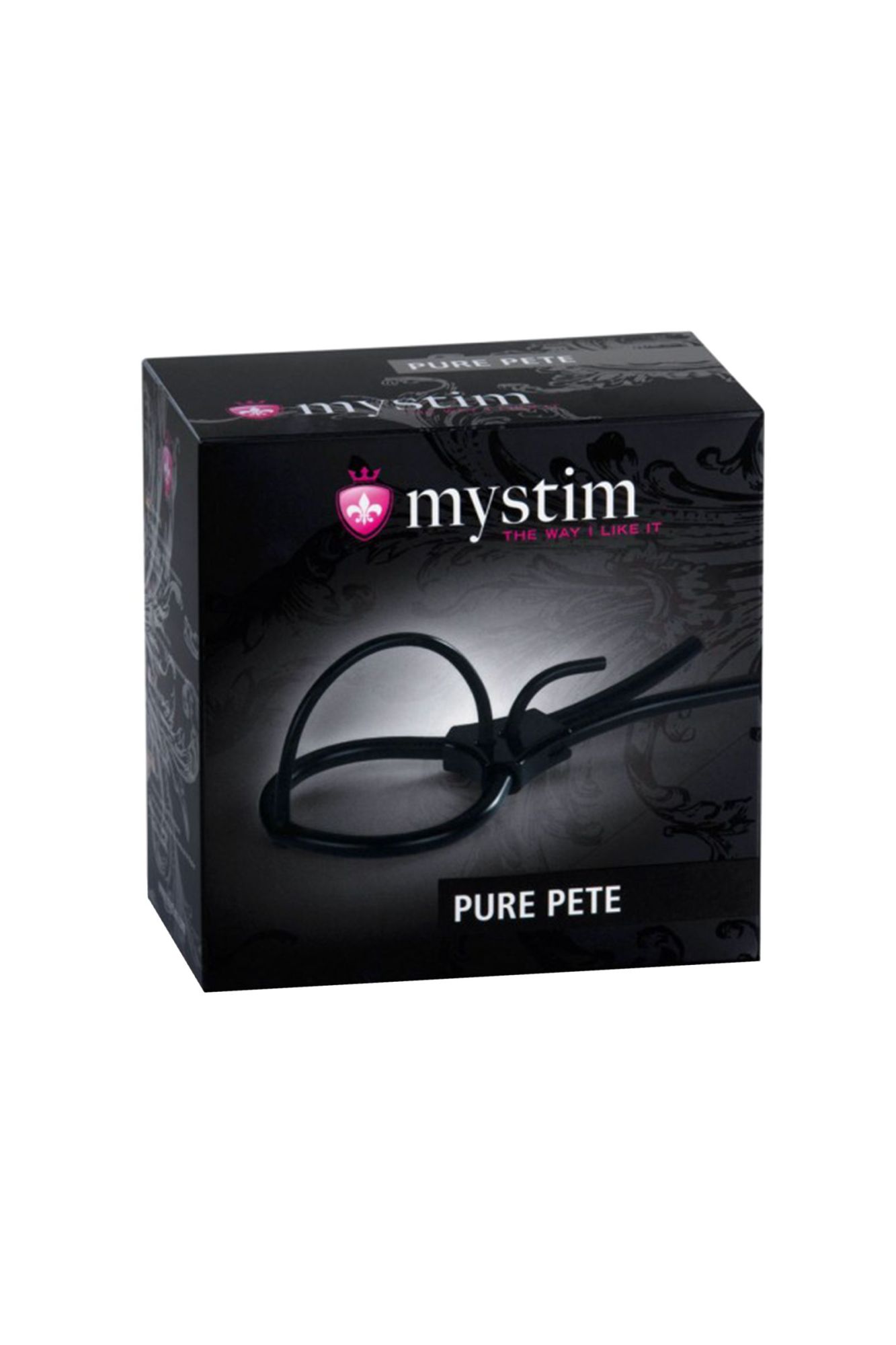 электросбруя mystim pure pete, силикон, черный, 14 см в Перми