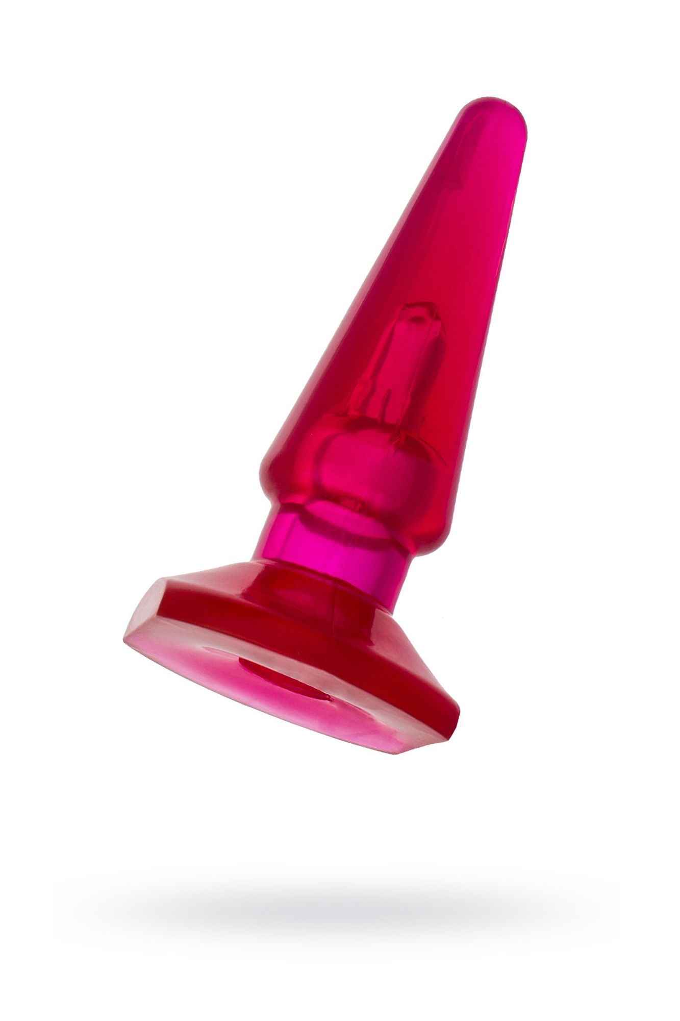 анальная втулка toyfa basic, pvc, розовый, 9,5 см в Перми