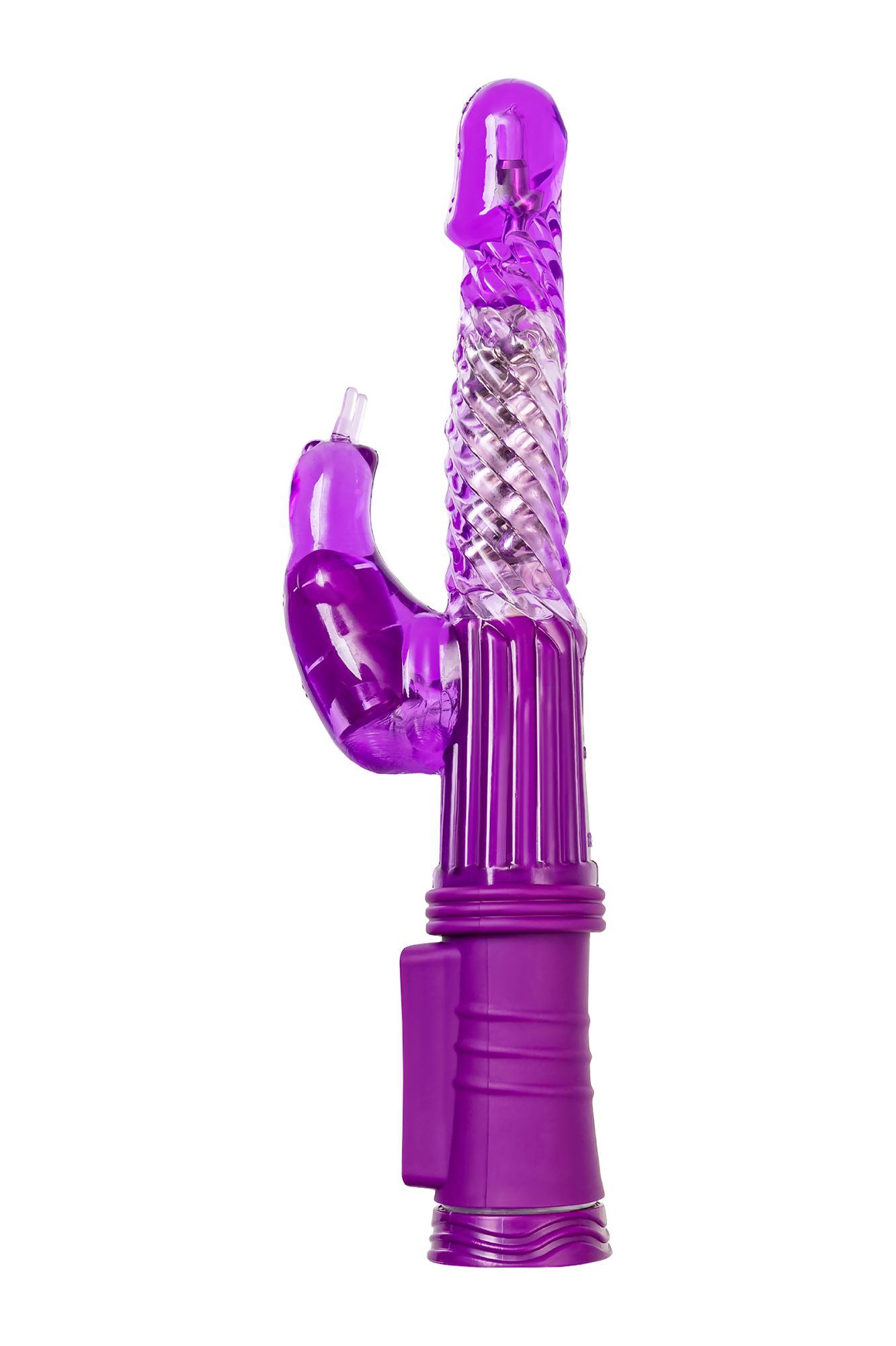 вибратор с клиторальным стимулятором toyfa a-toys high-tech fantasy, tpr, фиолетовый, 24 см в Перми