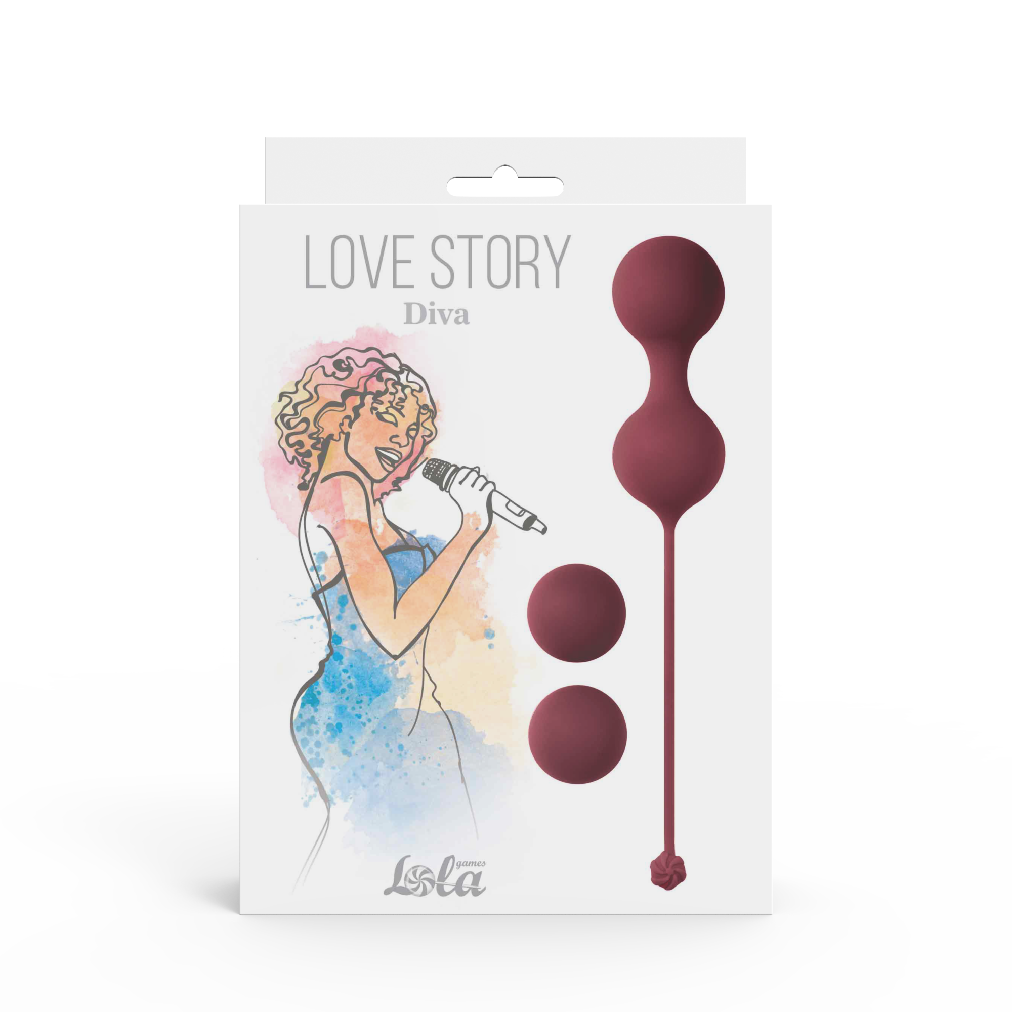 набор вагинальных шариков love story diva wine red 3012-02lola в Перми