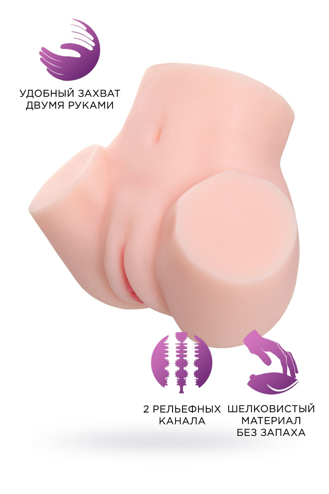 мастурбатор реалистичный toyfa juicy pussy adele, tpe, телесный в Перми