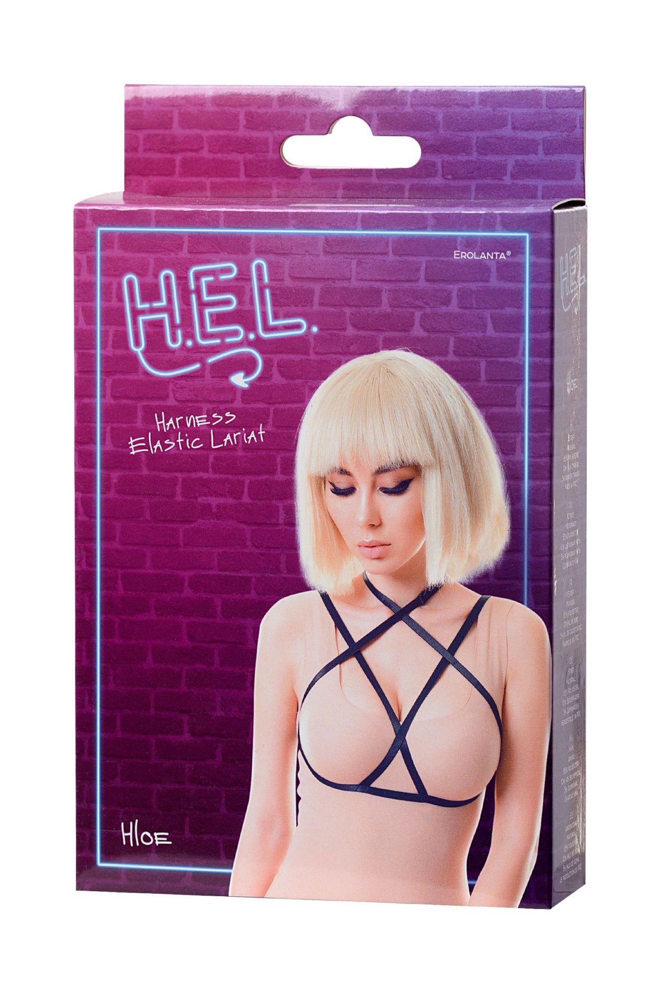 Эротическое стреп h.e.l. hloe, текстиль, черный, os в Перми