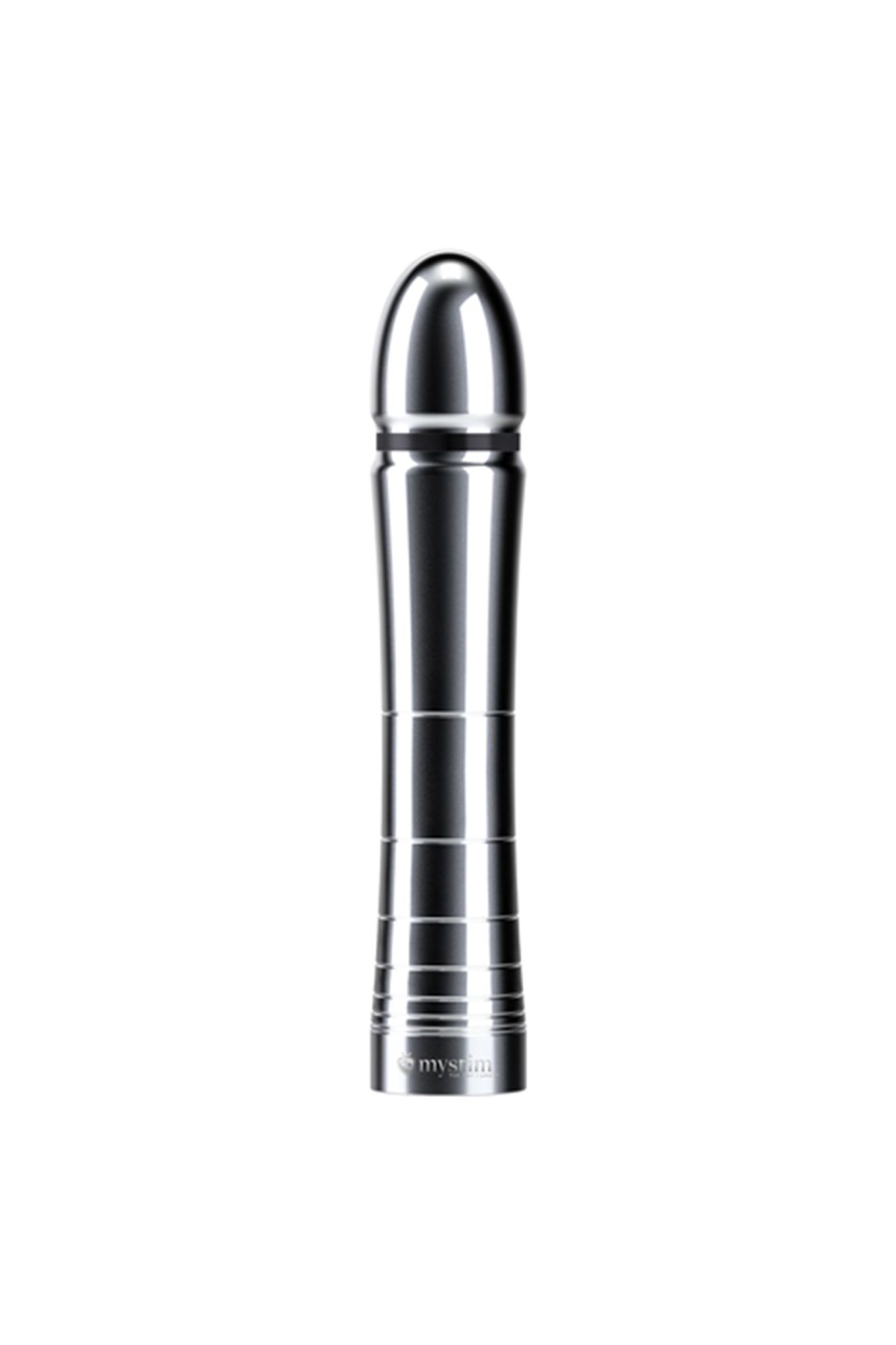 фаллоимитатор mystim glossy glen, электростимуляция, хирургическая сталь, серебряный, 14 см в Перми