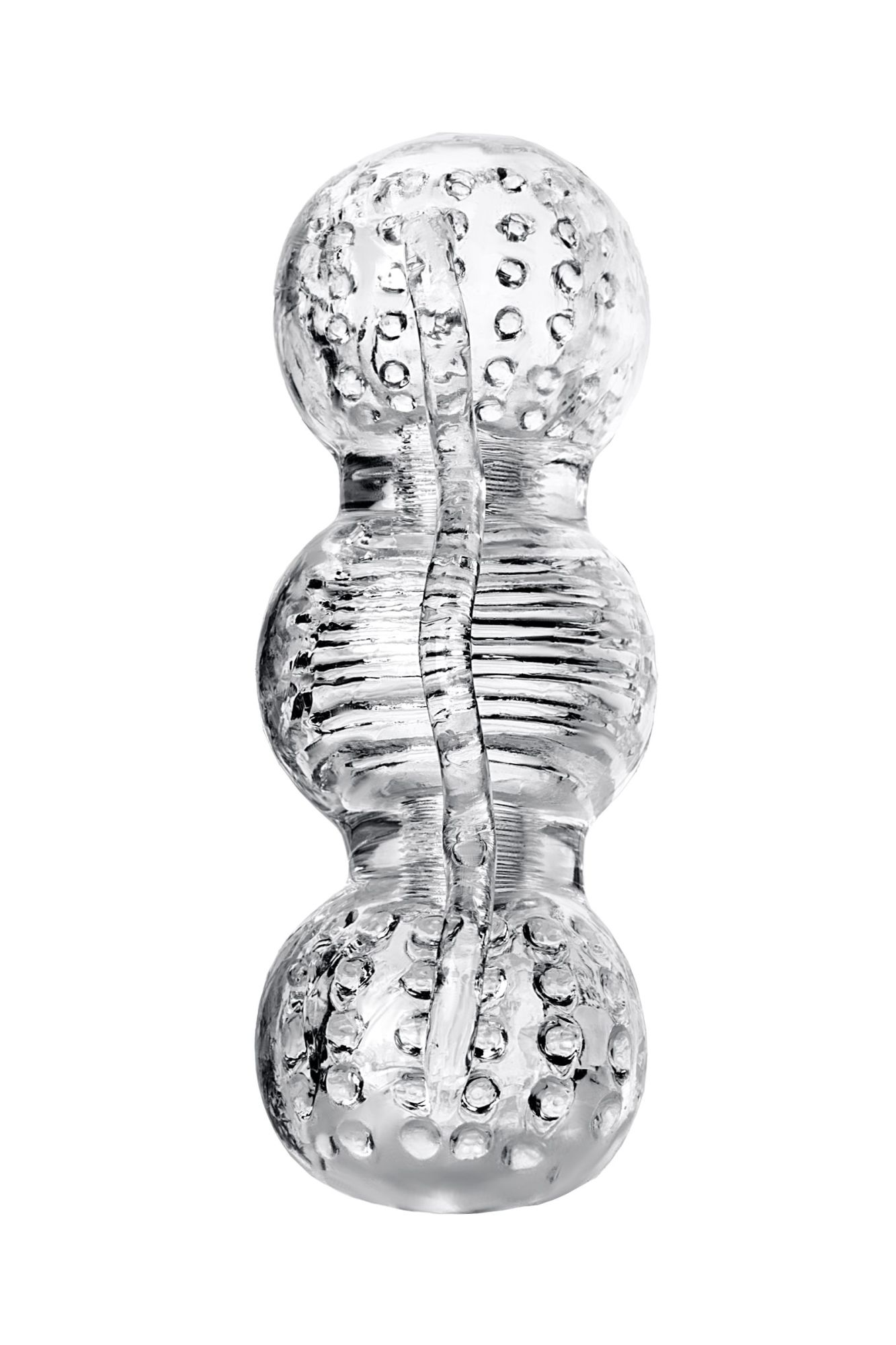 мастурбатор нереалистичный lingam by toyfa rashmi, tpe, прозрачный, 15,5 см в Перми