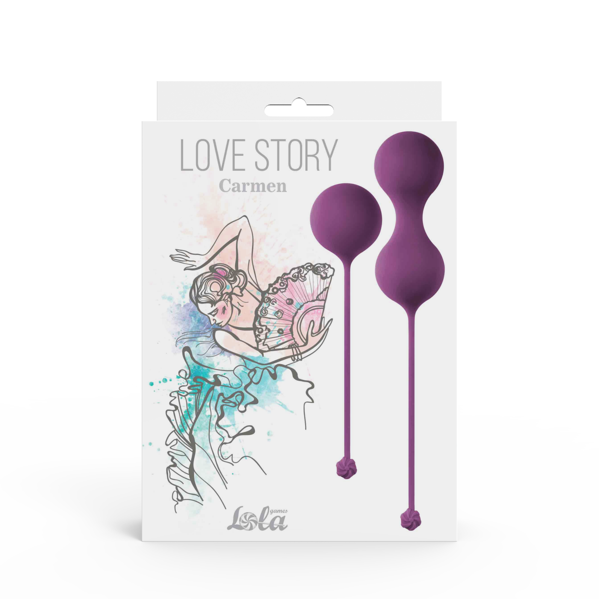 набор вагинальных шариков love story carmen lavender sunset 3011-03lola в Перми