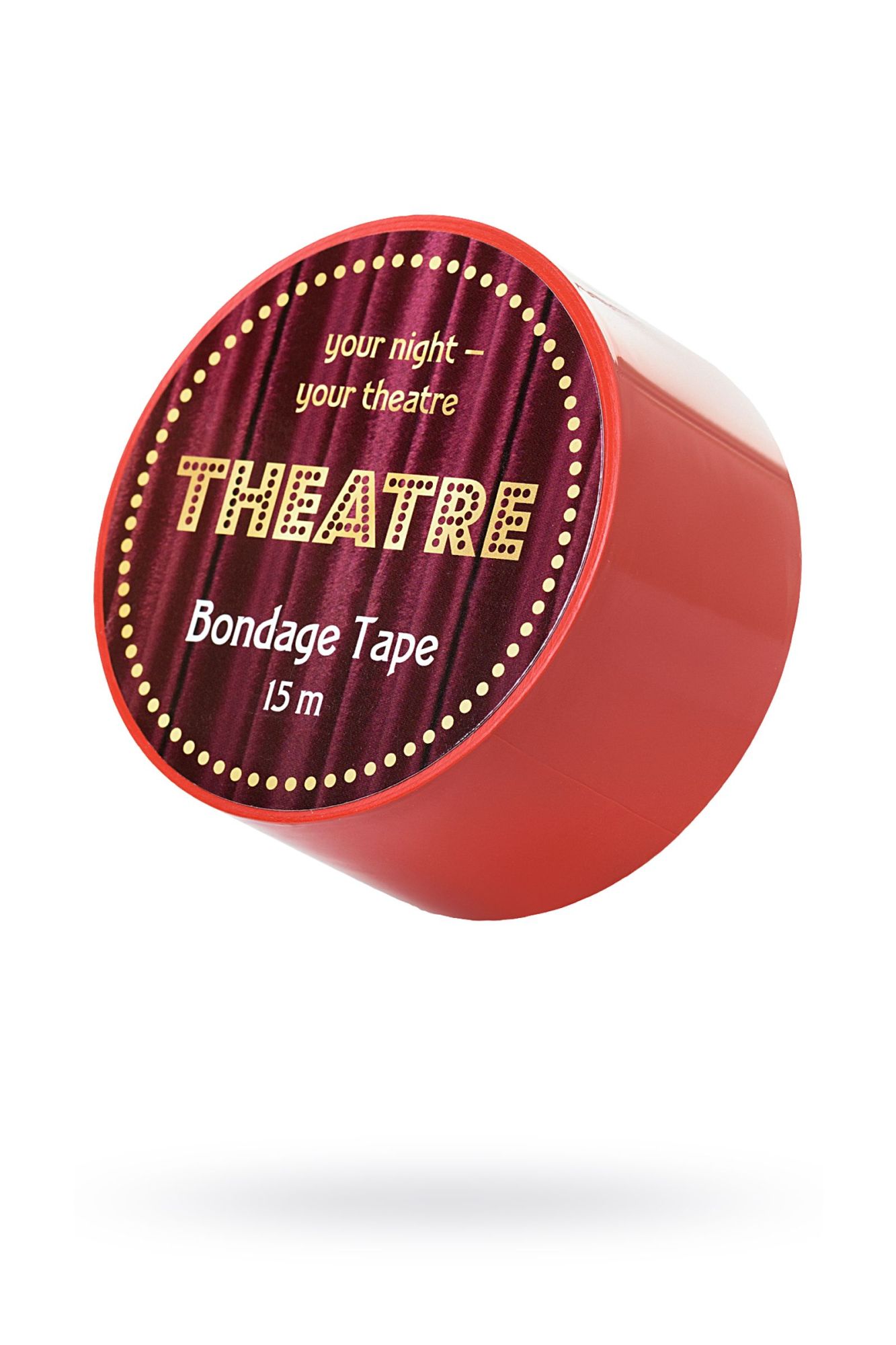 бондажный скотч toyfa theatre, красный, 15 м в Перми