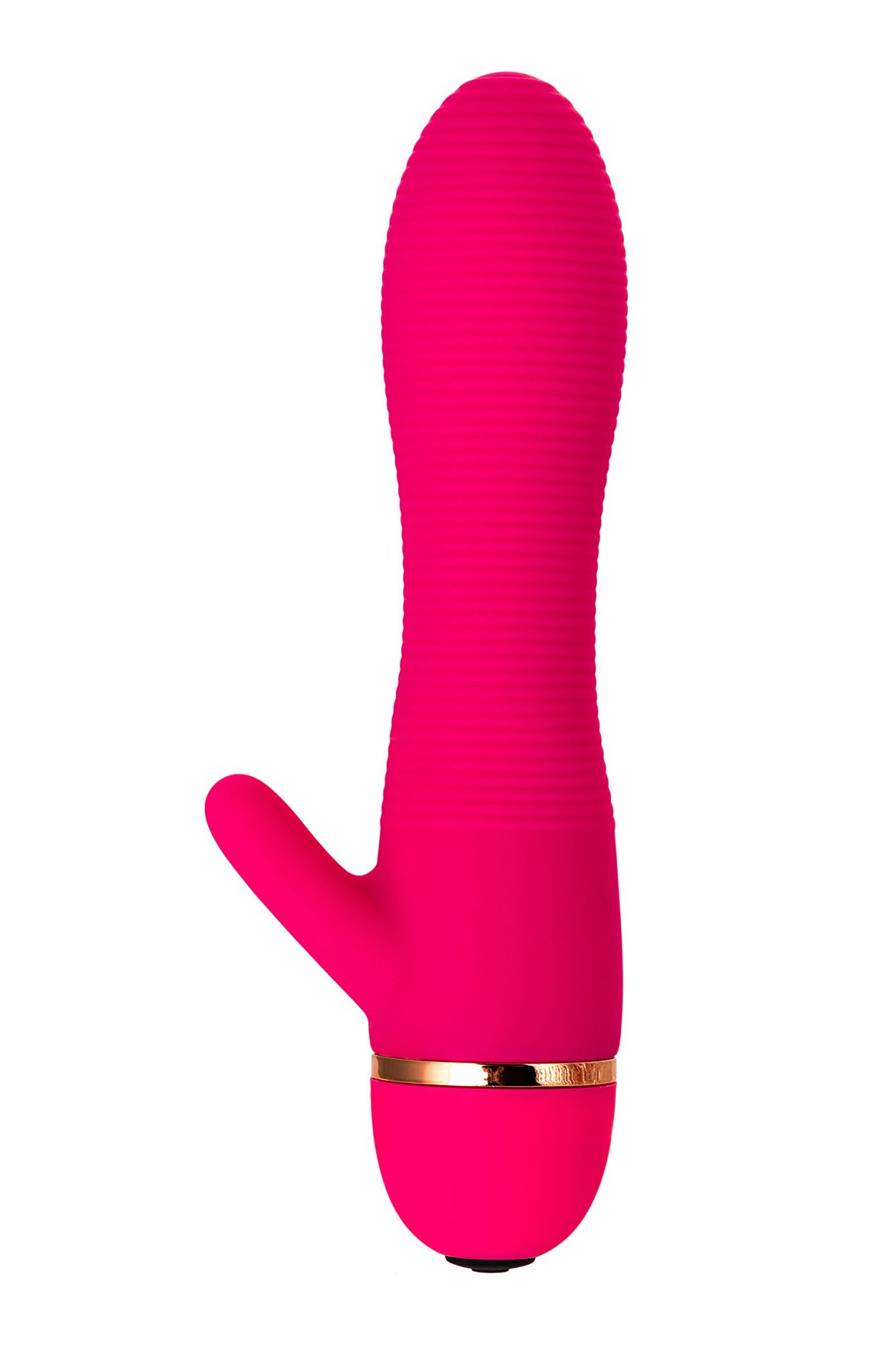вибратор toyfa a-toys с клиторальным стимулятором, силикон, розовый, 15 см в Перми
