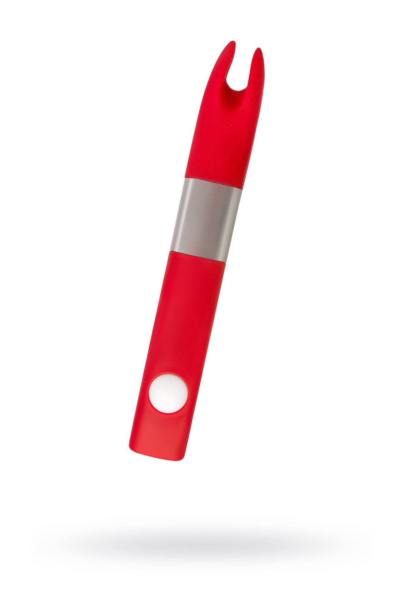 вибратор клиторальный qvibry 4gb usb памяти, силикон, красный, 12 см в Перми