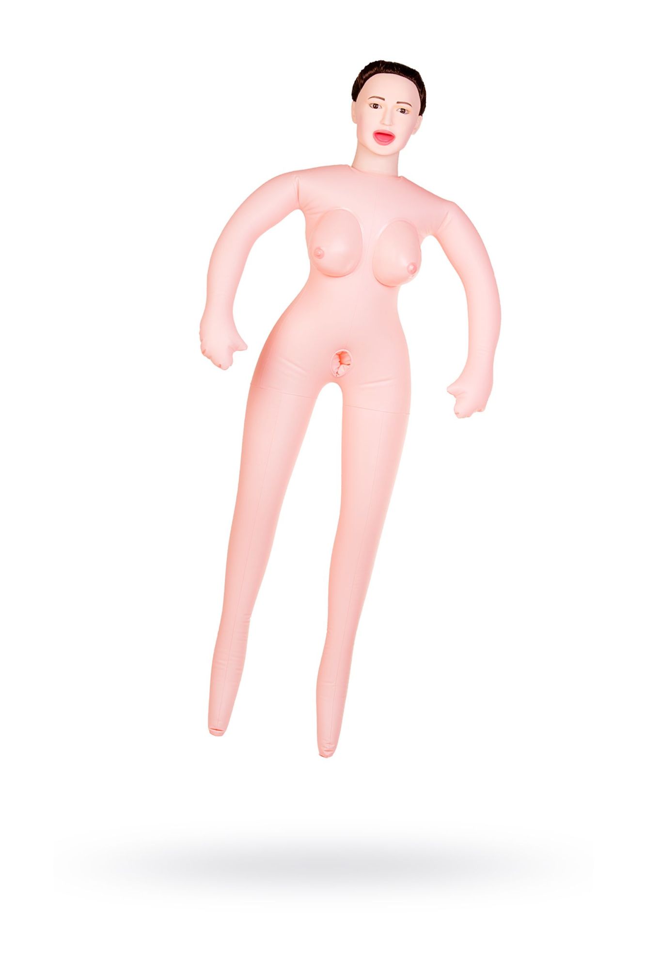 кукла надувная dolls-x by toyfa gabriella с реалистичной головой, брюнетка, с тремя отверстиями в Перми