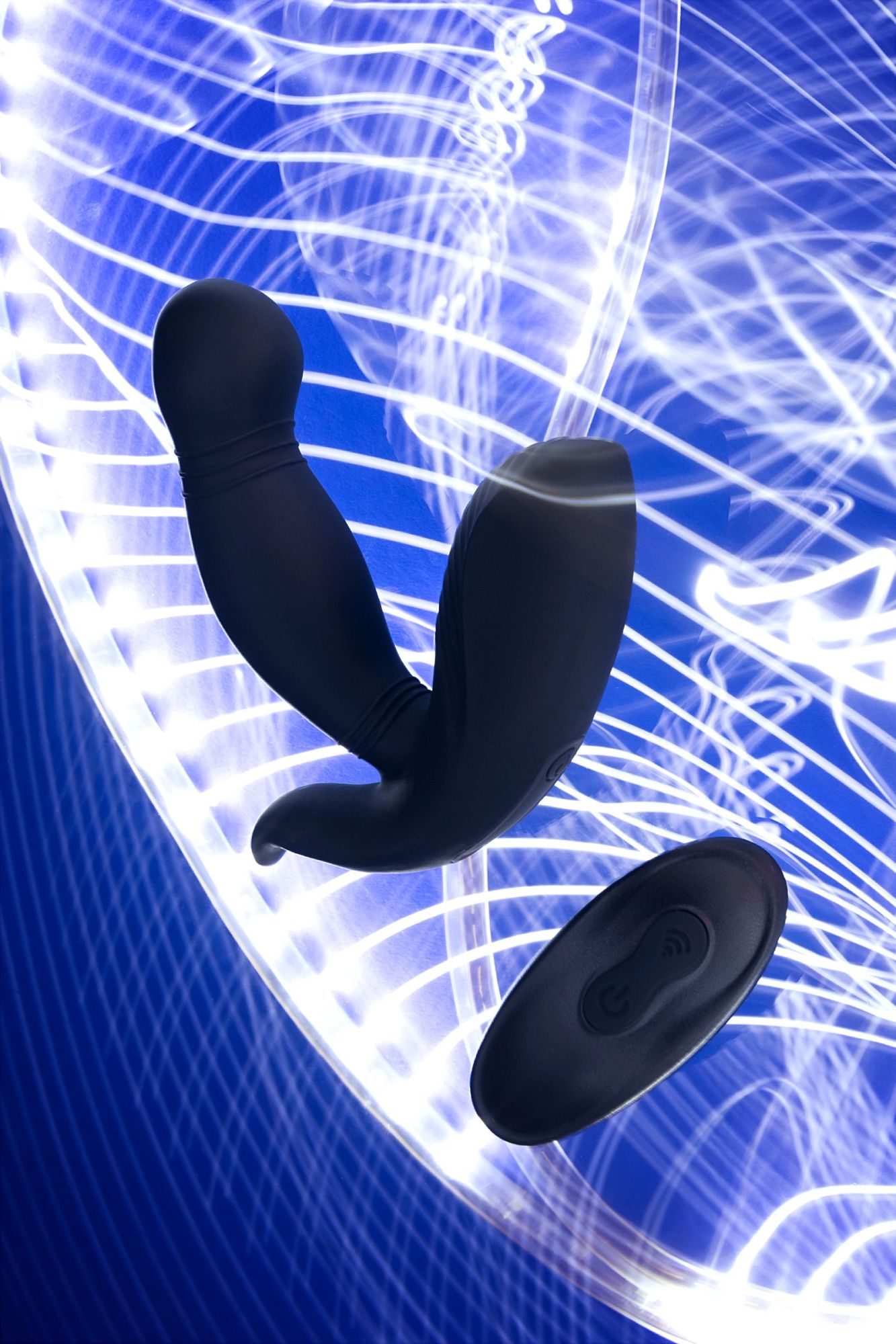 стимулятор простаты pppvibe 9 w motor, силикон, черный, 12 см в Перми