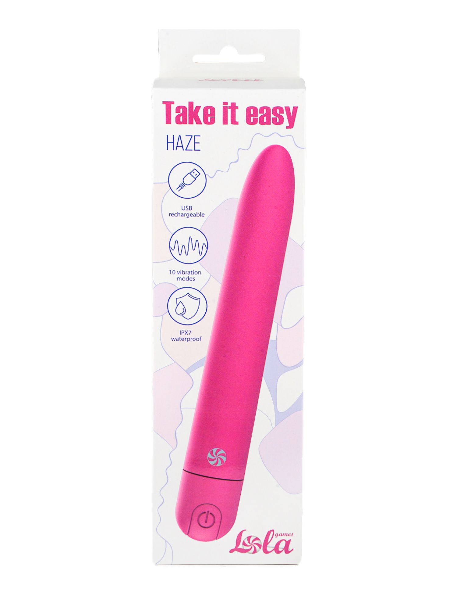 перезаряжаемый вибратор take it easy haze pink 9025-02lola в Перми