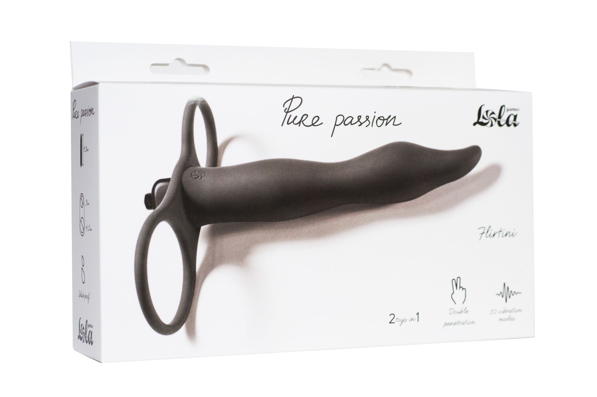 вибронасадка для двойного проникновения pure passion flirtini black 1204-01lola в Перми