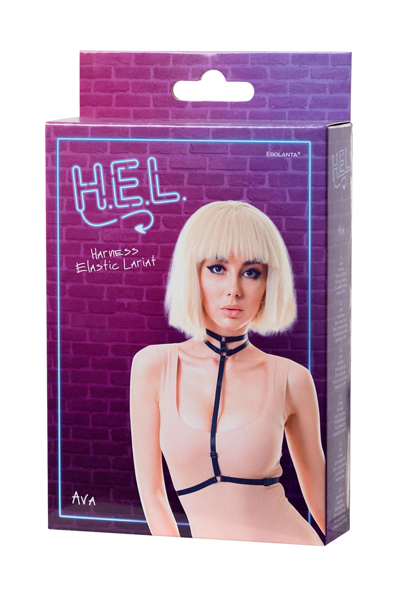 Эротическое стреп h.e.l. ava, текстиль, черный, os в Перми