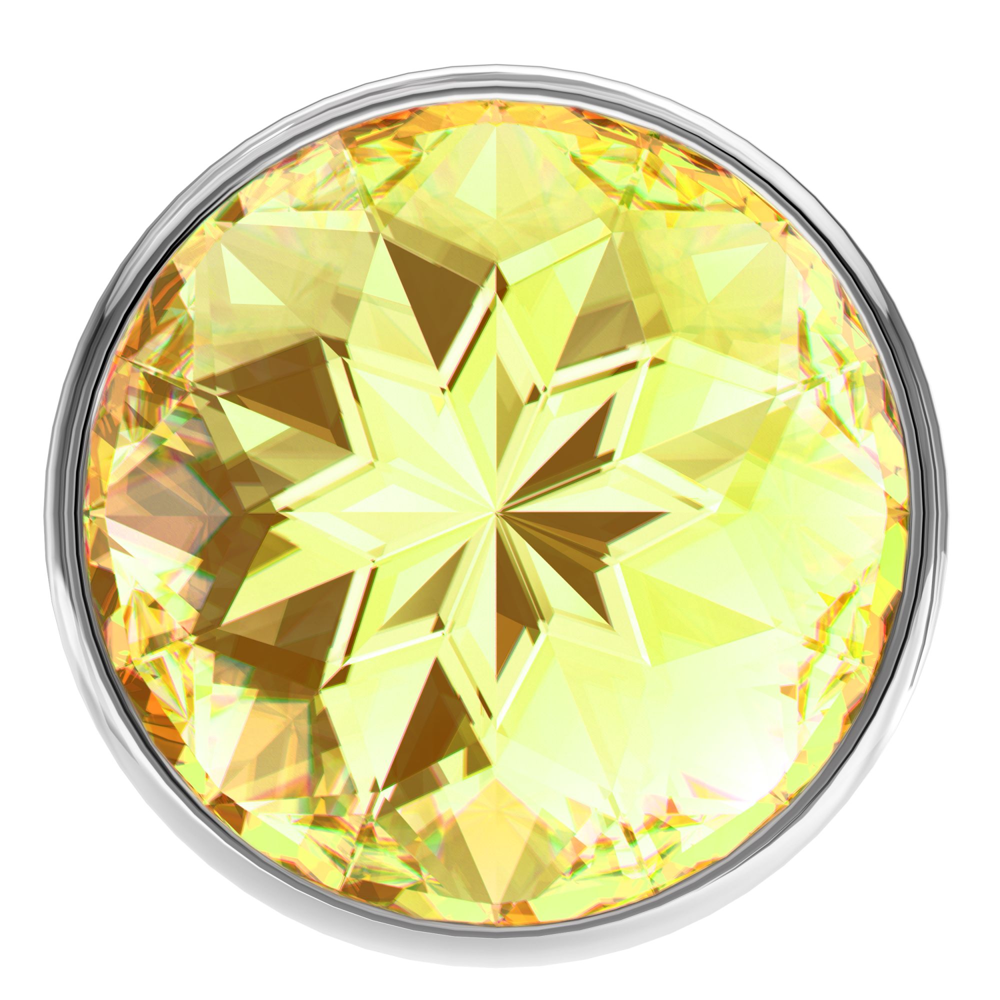 анальная пробка diamond yellow sparkle small 4009-02lola в Перми