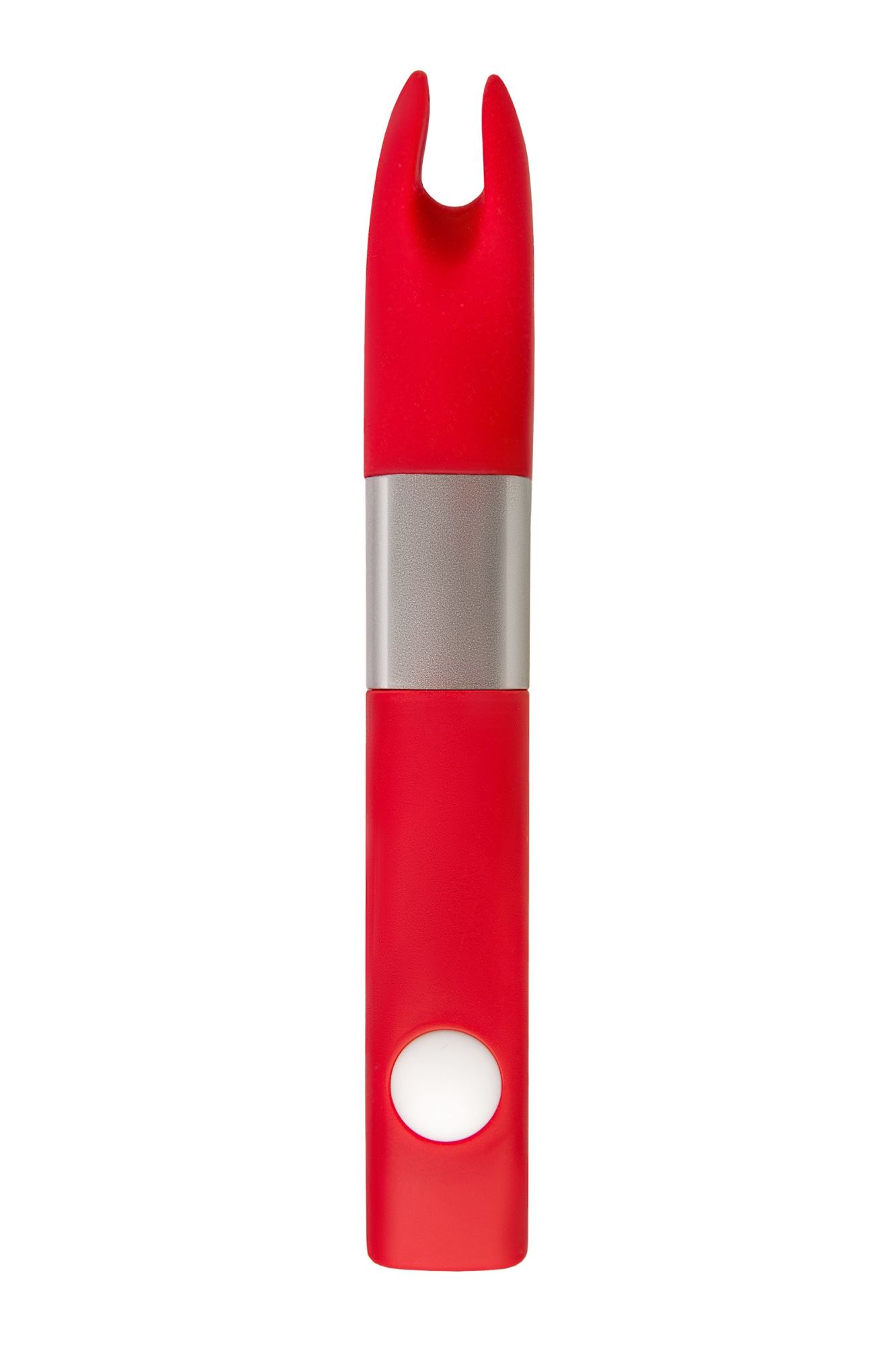 вибратор клиторальный qvibry 4gb usb памяти, силикон, красный, 12 см в Перми
