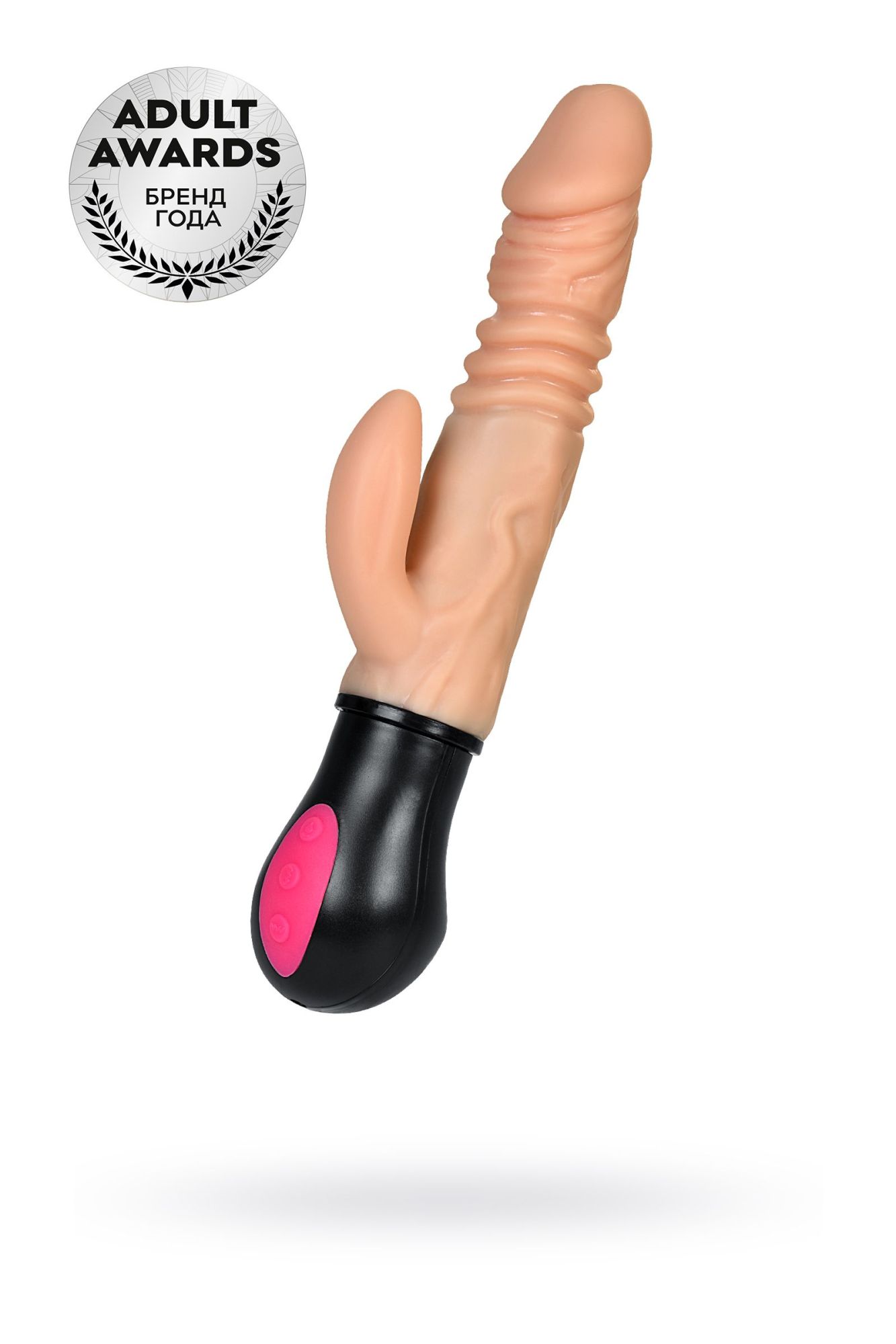 реалистичный вибратор toyfa a-toys hot shot с функцией up-down, tpe, телесный, 24,2 см в Перми