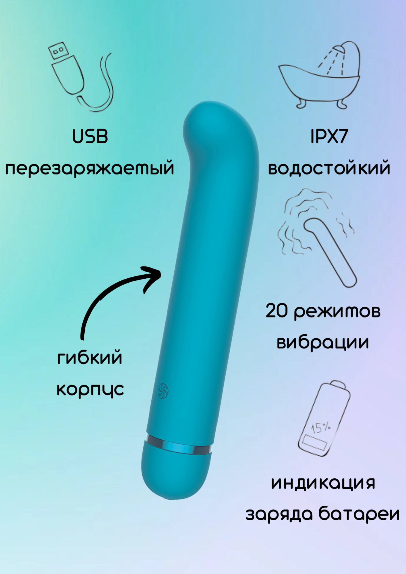 перезаряжаемый вибратор fantasy flamie blue 7912-03lola в Перми