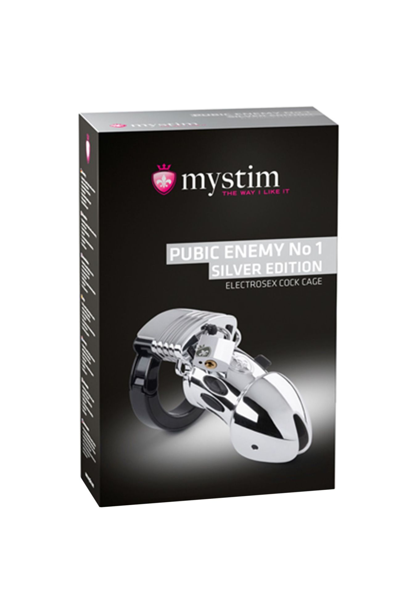 электростимулятор mystim pubic enemy no 1, хирургическая сталь, серебряный, 8,2 см в Перми
