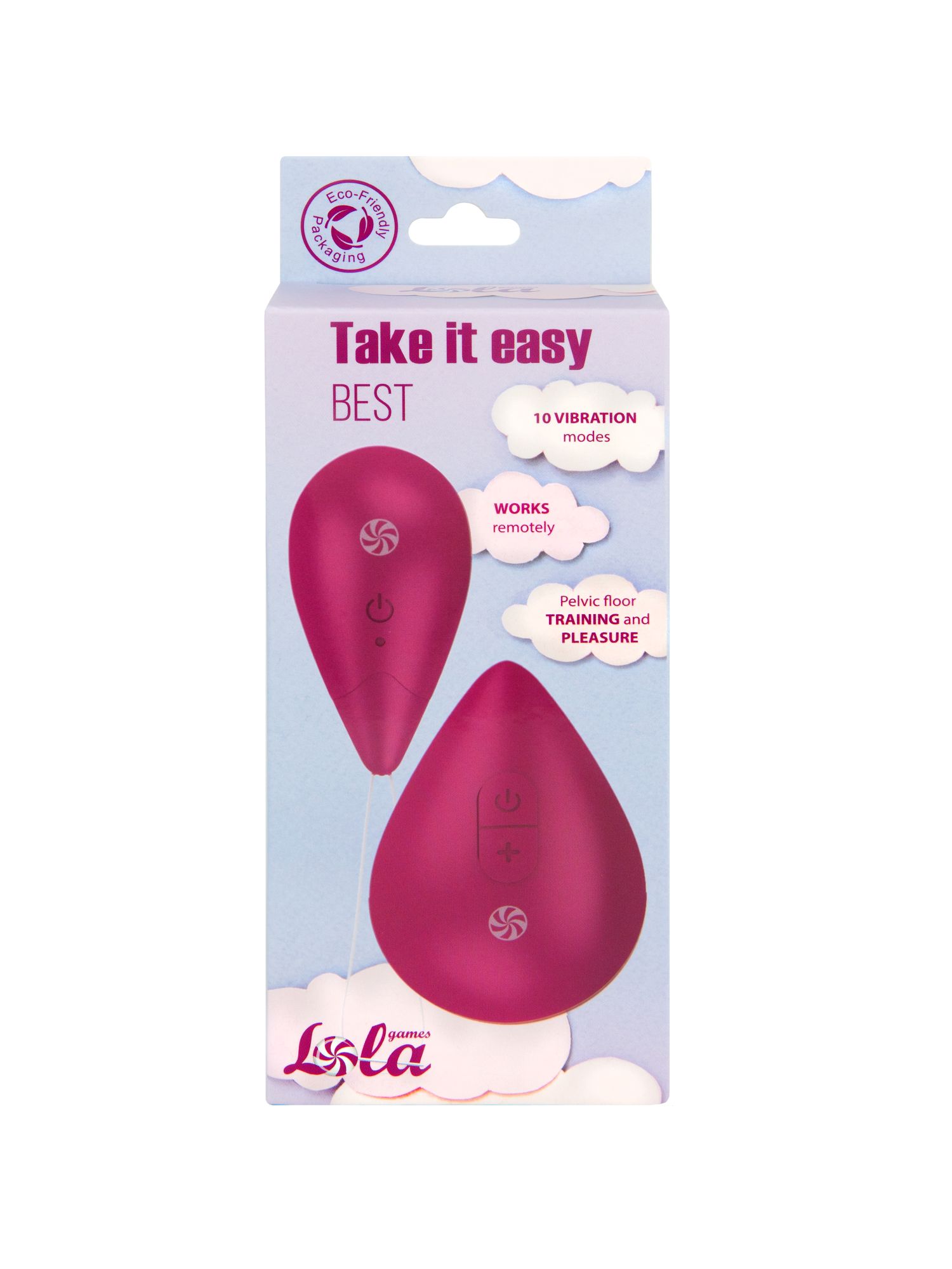 виброяйцо с пультом управления take it easy best wine red 9021-01lola в Перми