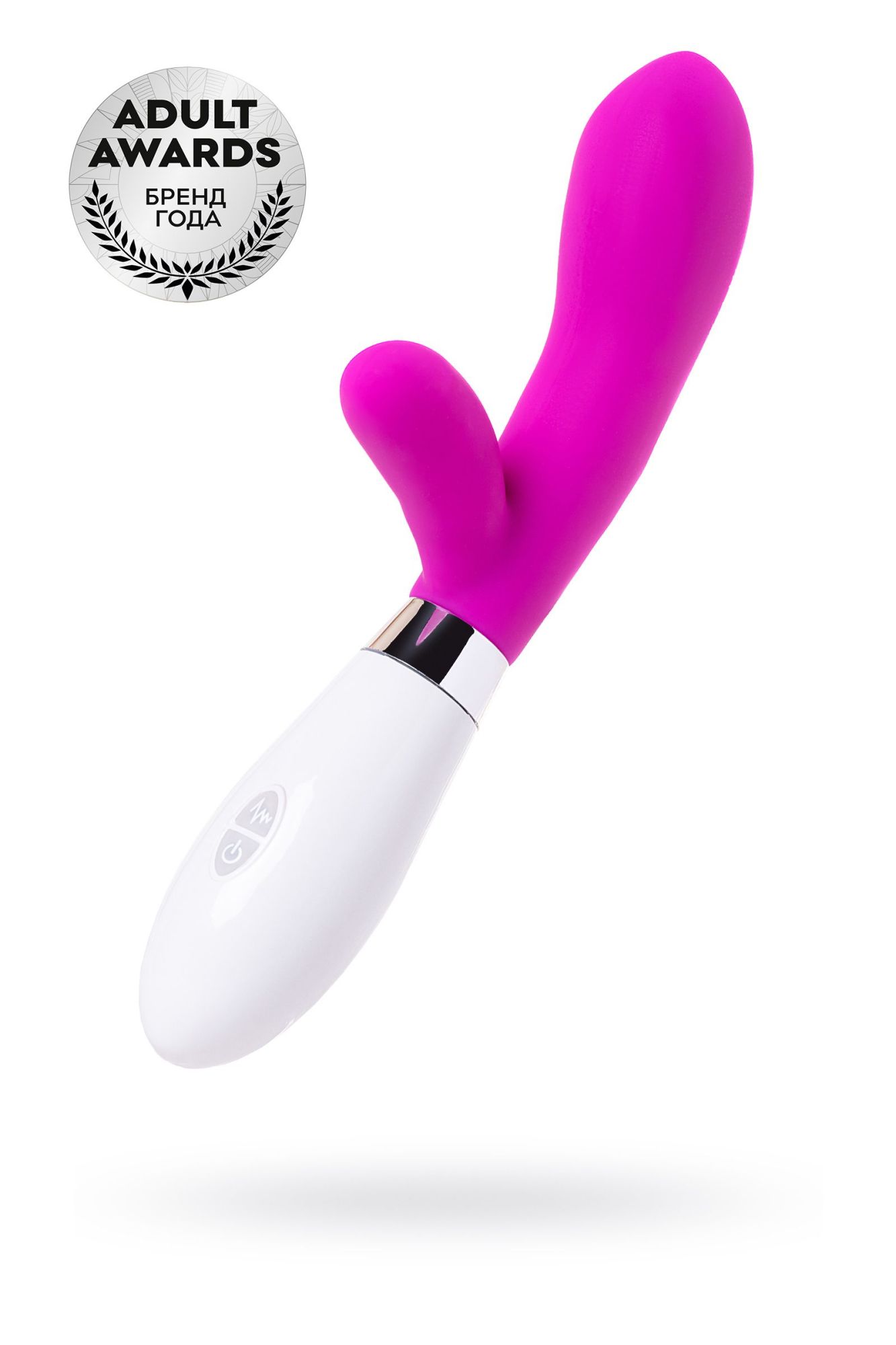 вибратор с клиторальным стимулятором toyfa a-toys mady, силикон, розовый, 20,4 см в Перми