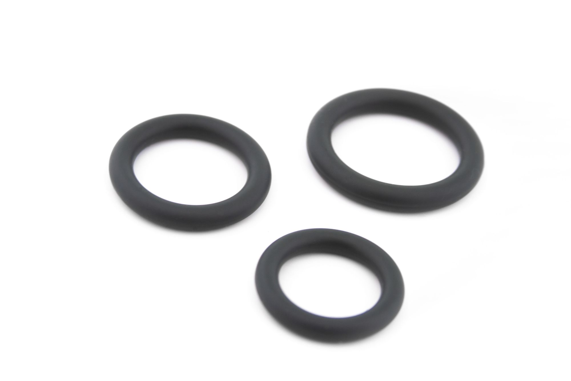 набор из трех эрекционных колец no.25 - cockring set - grey в Перми